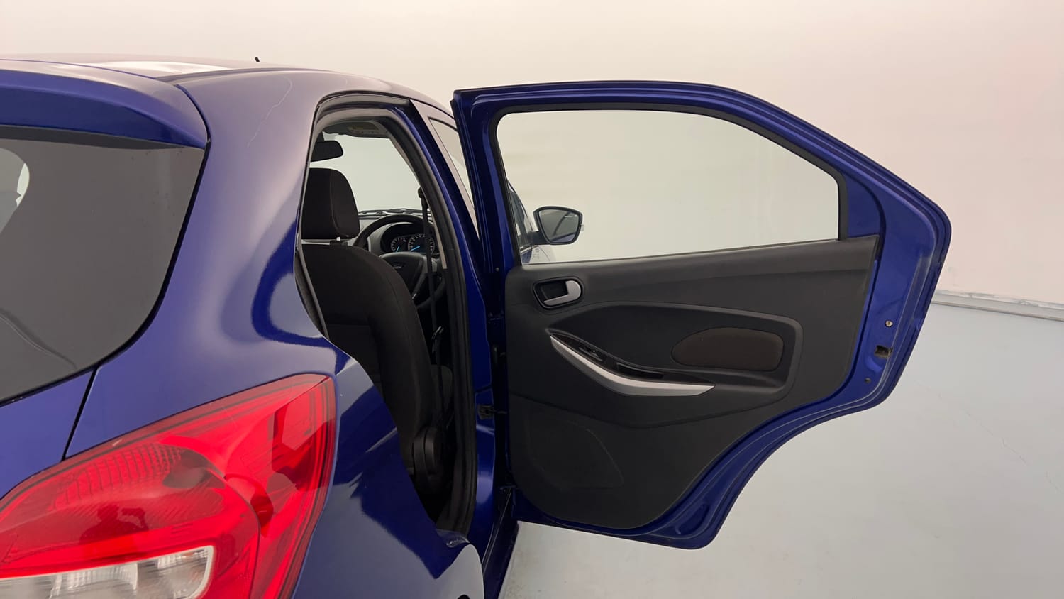 Used 2016 Ford Figo Trend 1.2 Ti-VCT Petrol Manual interior RIGHT REAR DOOR OPEN VIEW
