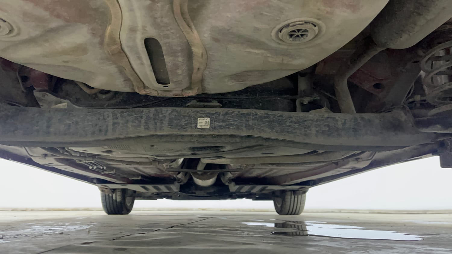 Used 2024 Maruti Suzuki Baleno Zeta AGS Petrol Automatic extra REAR UNDERBODY VIEW (TAKEN FROM REAR)
