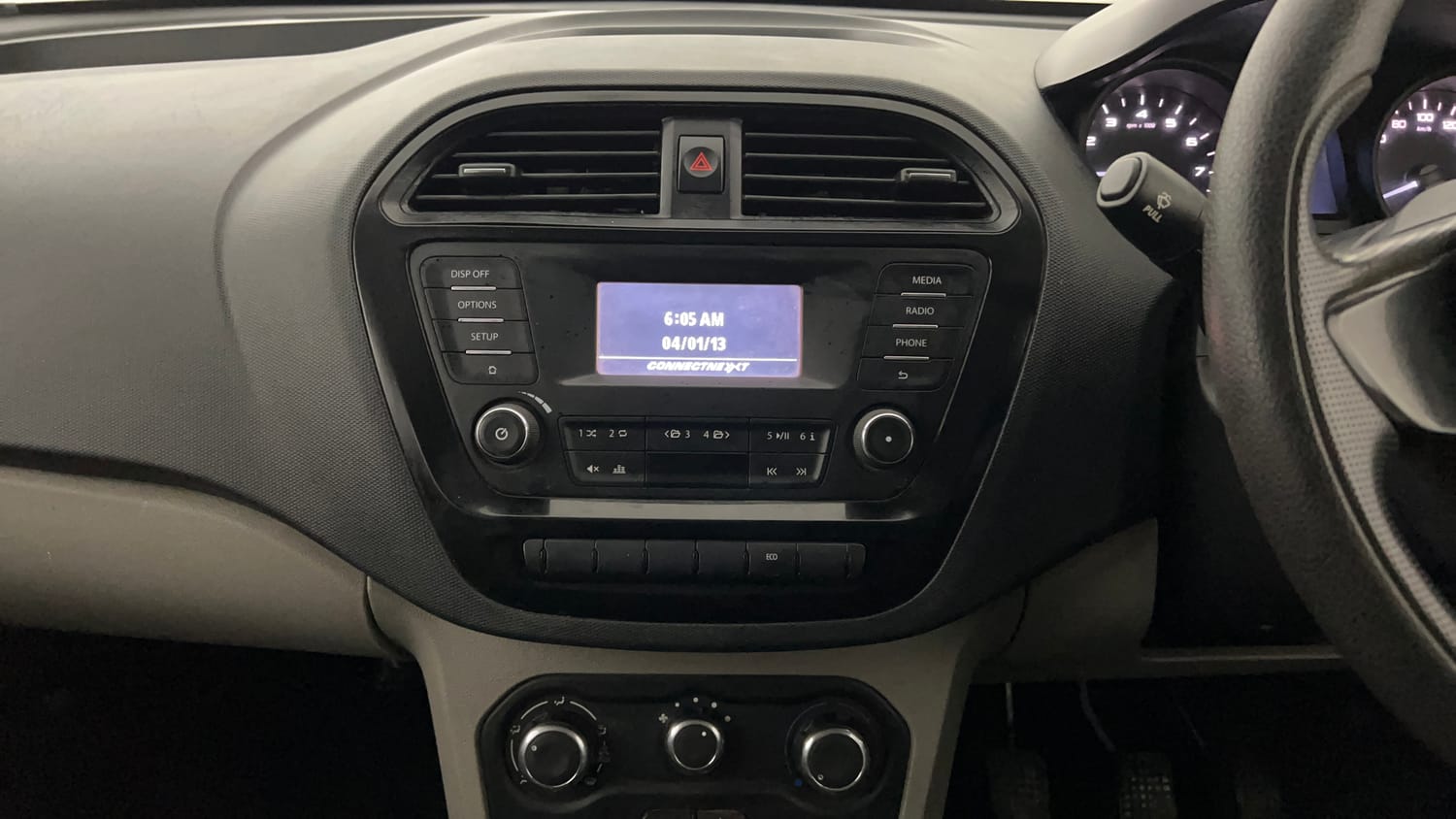 Used 2019 Tata Tiago Revotron XT Petrol Manual interior MUSIC SYSTEM & AC CONTROL VIEW