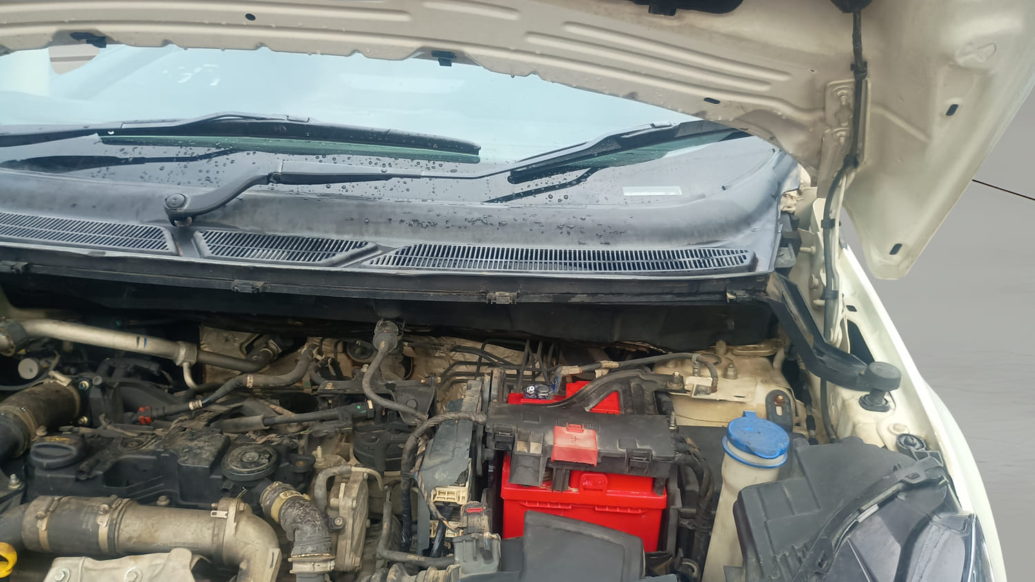 Used 2018 Ford EcoSport Titanium 1.5L TDCi Diesel Manual engine ENGINE LEFT SIDE HINGE & APRON VIEW