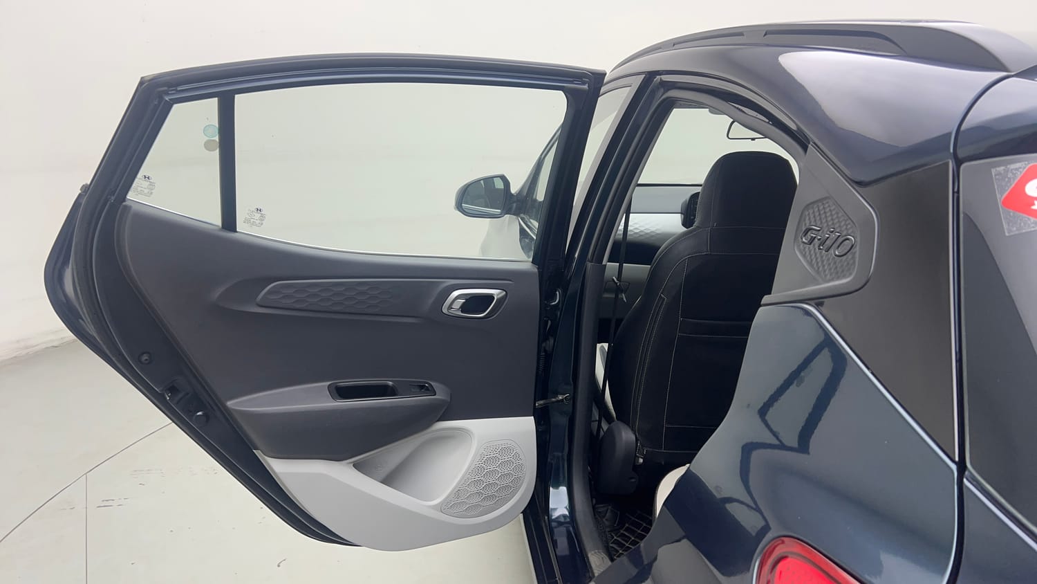 Used 2020 Hyundai Grand i10 Nios Sportz AMT 1.2 Kappa VTVT Petrol Automatic interior LEFT REAR DOOR OPEN VIEW