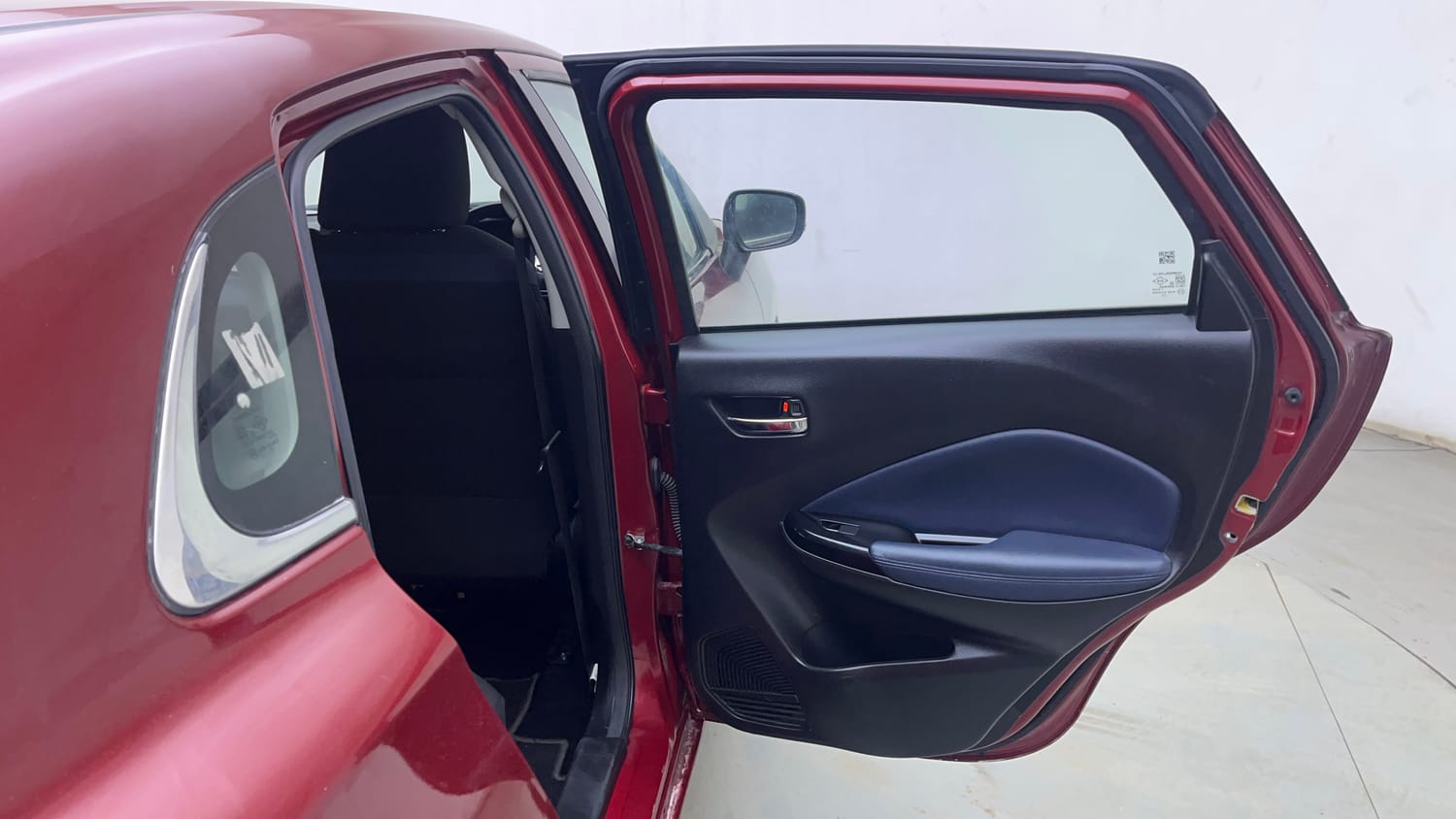 Used 2024 Maruti Suzuki Baleno Zeta AGS Petrol Automatic interior RIGHT REAR DOOR OPEN VIEW