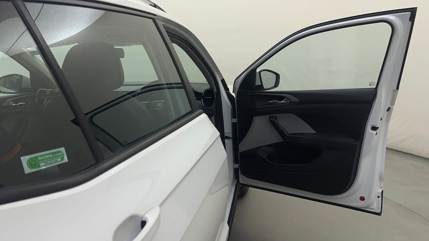 Used 2024 Skoda Kushaq Ambition 1.0L TSI MT Petrol Manual interior RIGHT FRONT DOOR OPEN VIEW