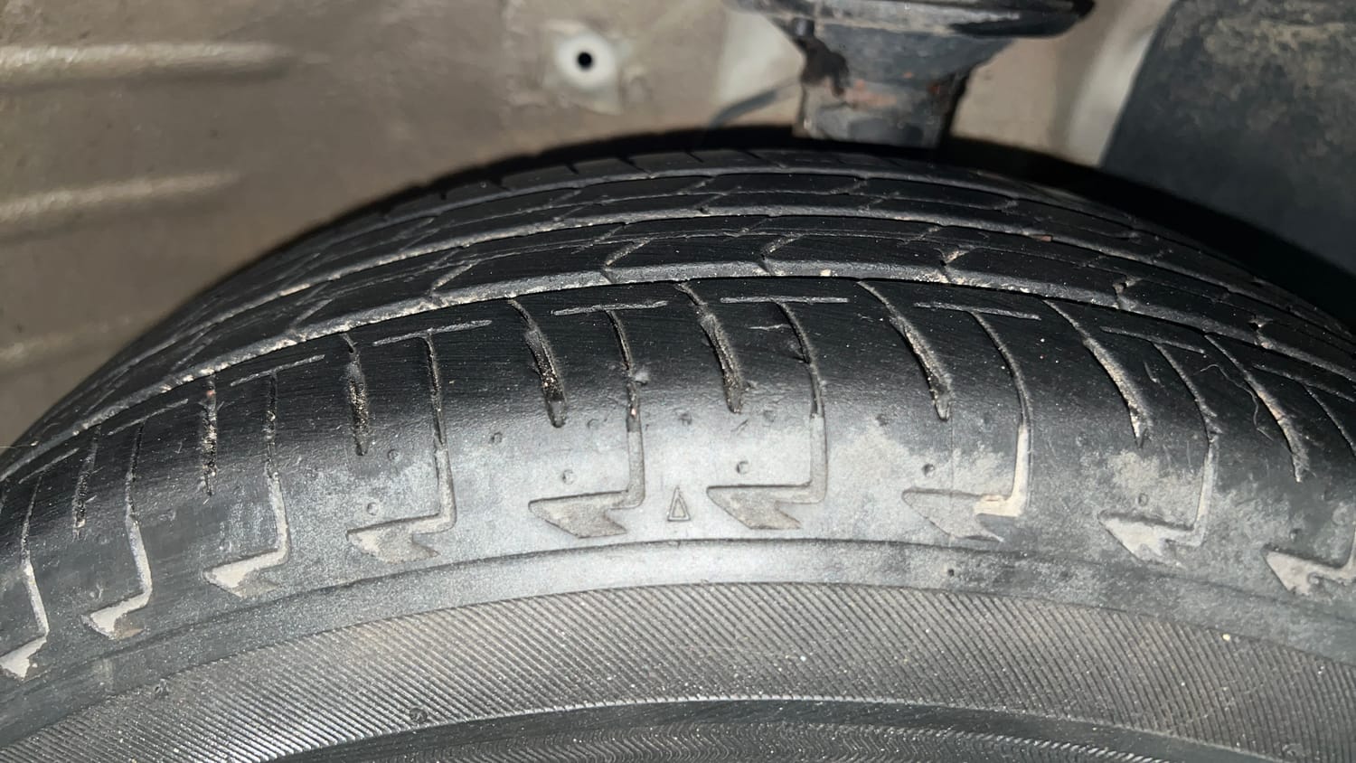 Used 2024 Maruti Suzuki Celerio VXi Petrol Manual tyres RIGHT FRONT TYRE TREAD VIEW