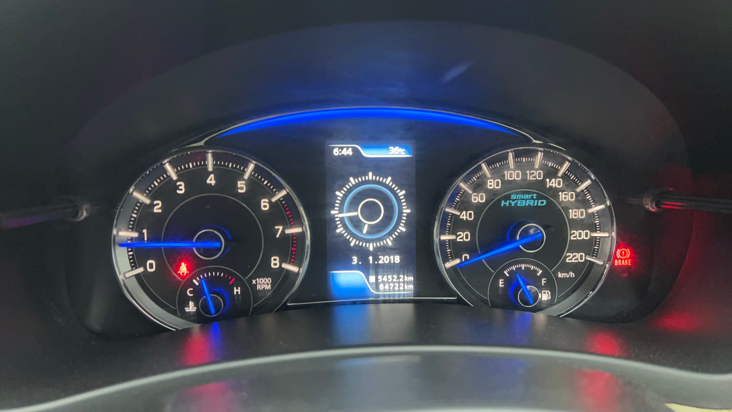 Used 2020 Maruti Suzuki Ciaz Delta 1.5 Petrol Manual interior CLUSTERMETER VIEW
