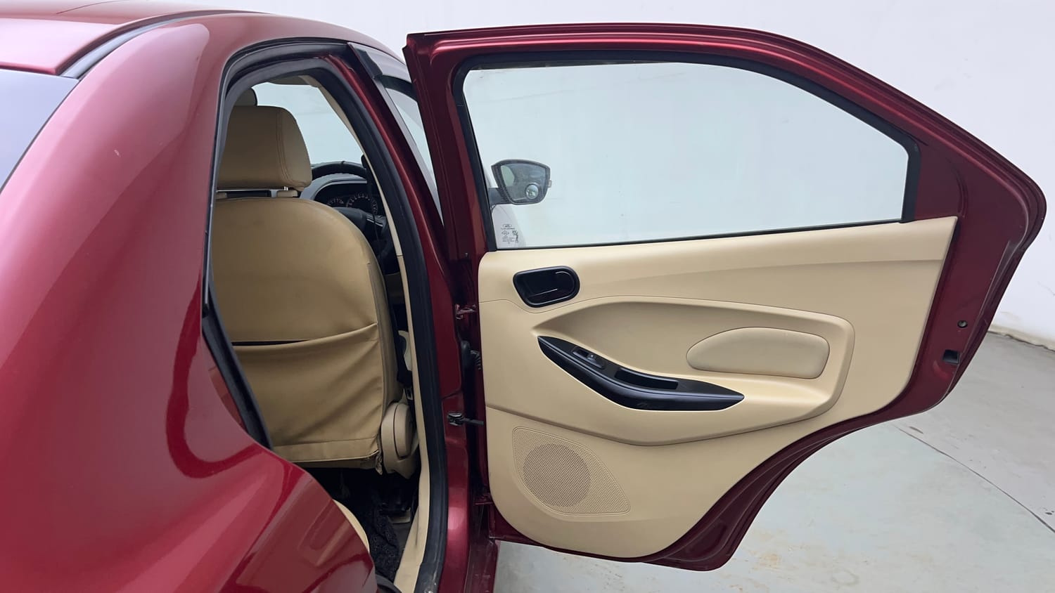 Used 2019 Ford Figo Aspire Titanium 1.2 Ti-VCT Petrol Manual interior RIGHT REAR DOOR OPEN VIEW