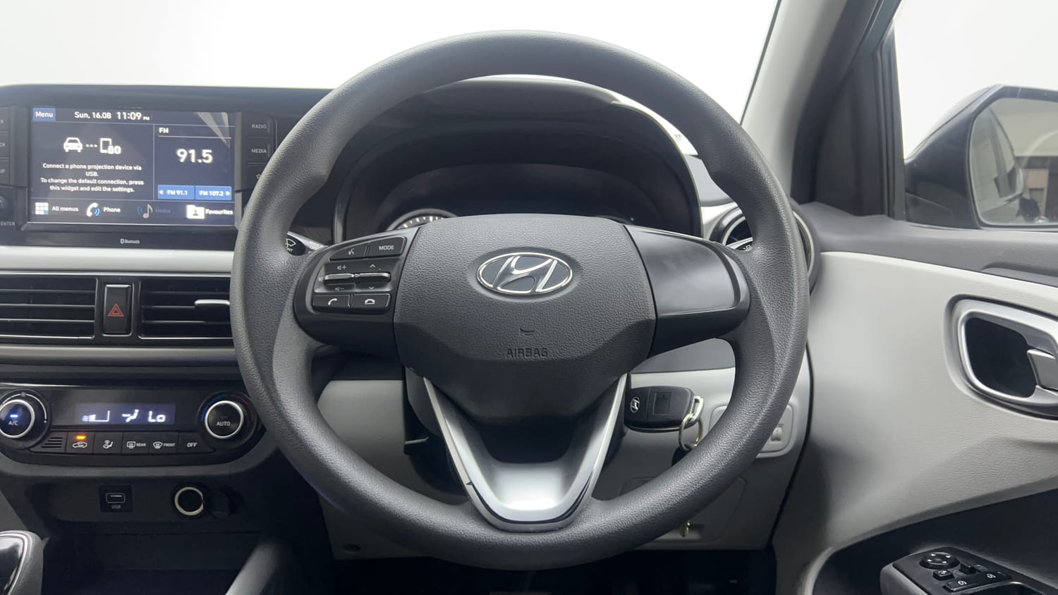 Used 2020 Hyundai Grand i10 Nios Sportz AMT 1.2 Kappa VTVT Petrol Automatic interior STEERING VIEW