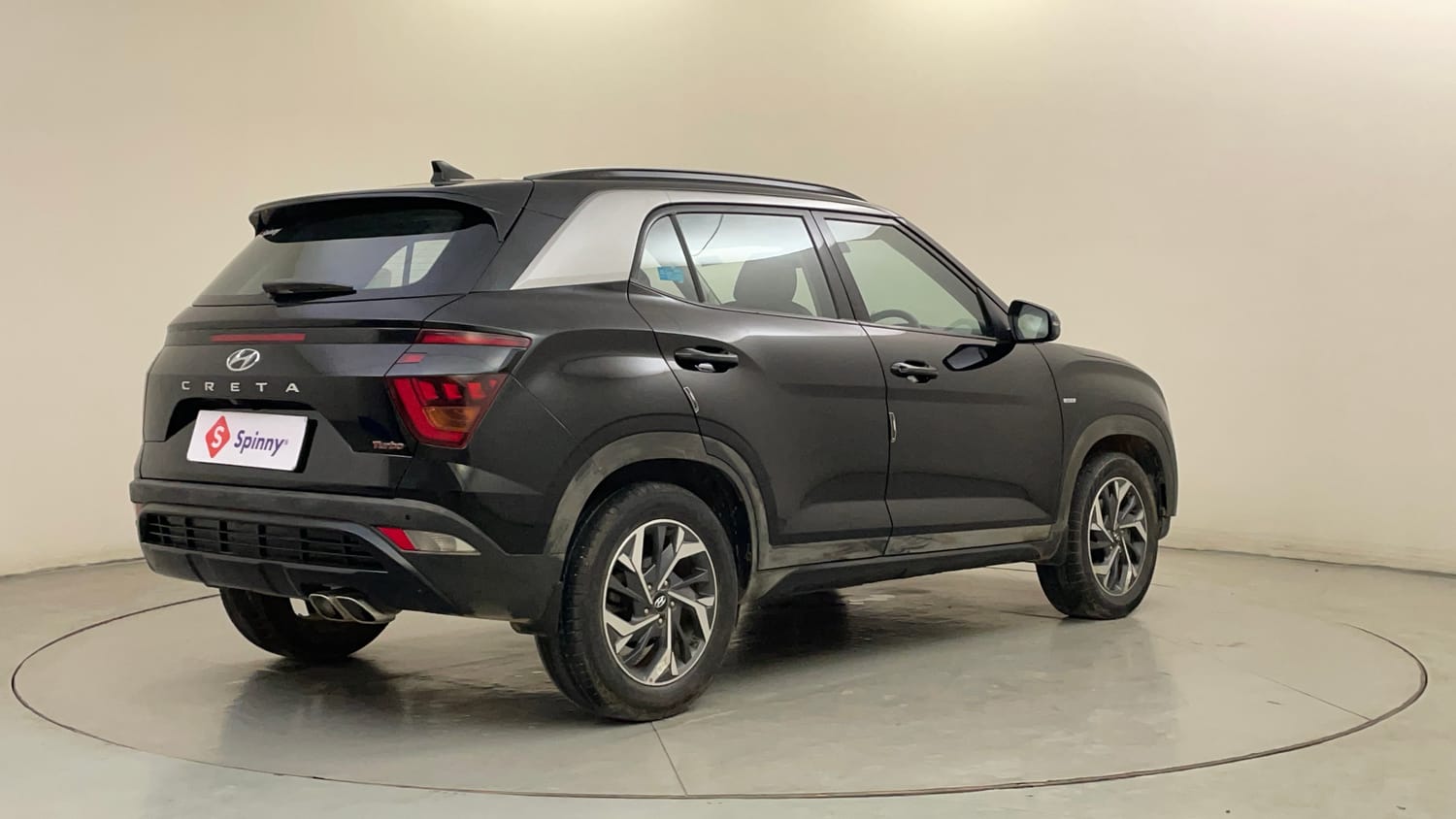 Used 2022 Hyundai Creta SX (O) 1.4 Turbo 7 DCT Petrol Automatic exterior RIGHT REAR CORNER VIEW