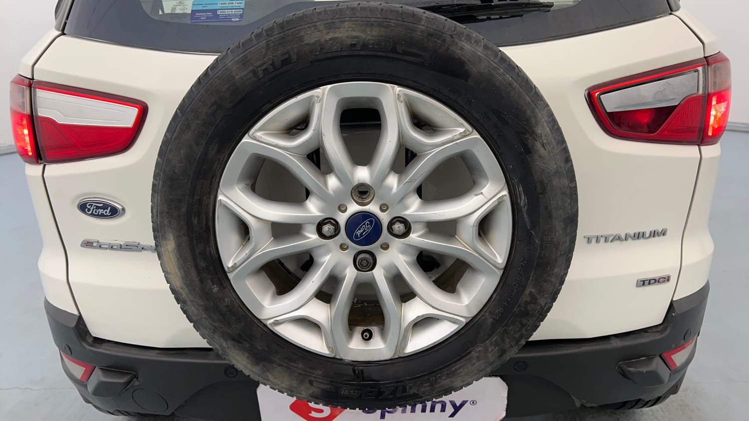 Used 2017 Ford EcoSport Trend+ 1.5L TDCi Diesel Manual tyres SPARE TYRE VIEW