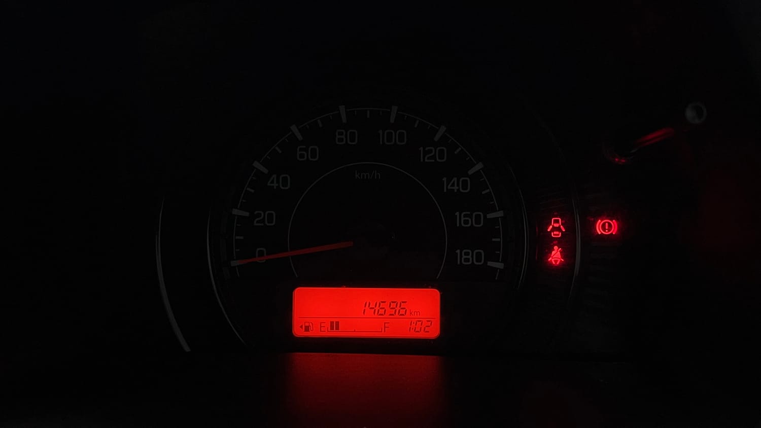 Used 2021 Maruti Suzuki Wagon R 1.0 LXi 1.0 Petrol Manual interior CLUSTERMETER VIEW