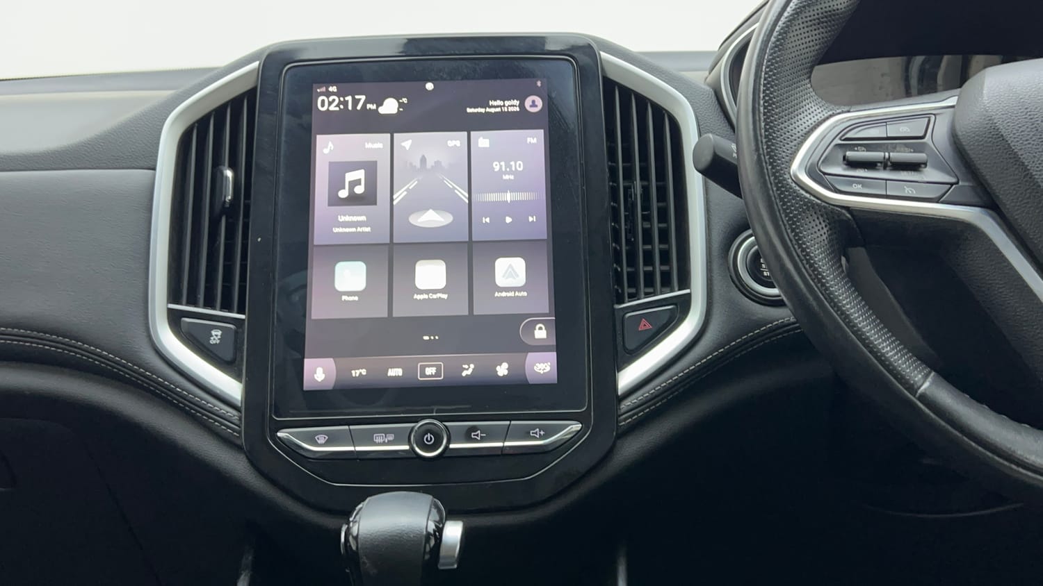 Used 2019 MG Motors Hector Sharp 1.5 DCT Petrol Petrol Automatic interior MUSIC SYSTEM & AC CONTROL VIEW