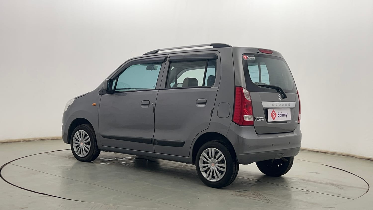 Used 2017 Maruti Suzuki Wagon R VXI Petrol Manual exterior LEFT REAR CORNER VIEW
