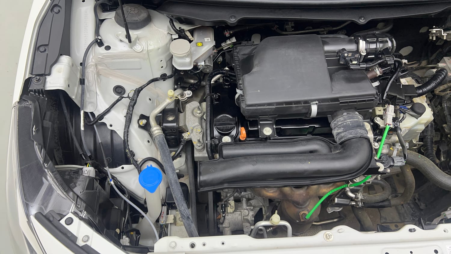 Used 2023 Maruti Suzuki Baleno Alpha AGS Petrol Automatic engine ENGINE RIGHT SIDE VIEW