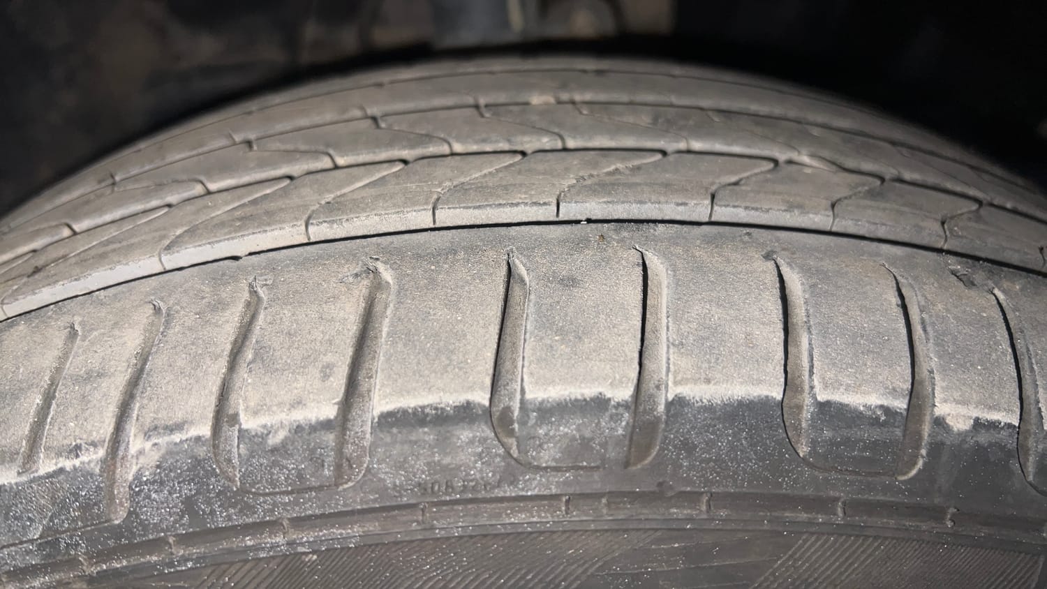 Used 2015 Honda City SV Petrol Manual tyres RIGHT FRONT TYRE TREAD VIEW