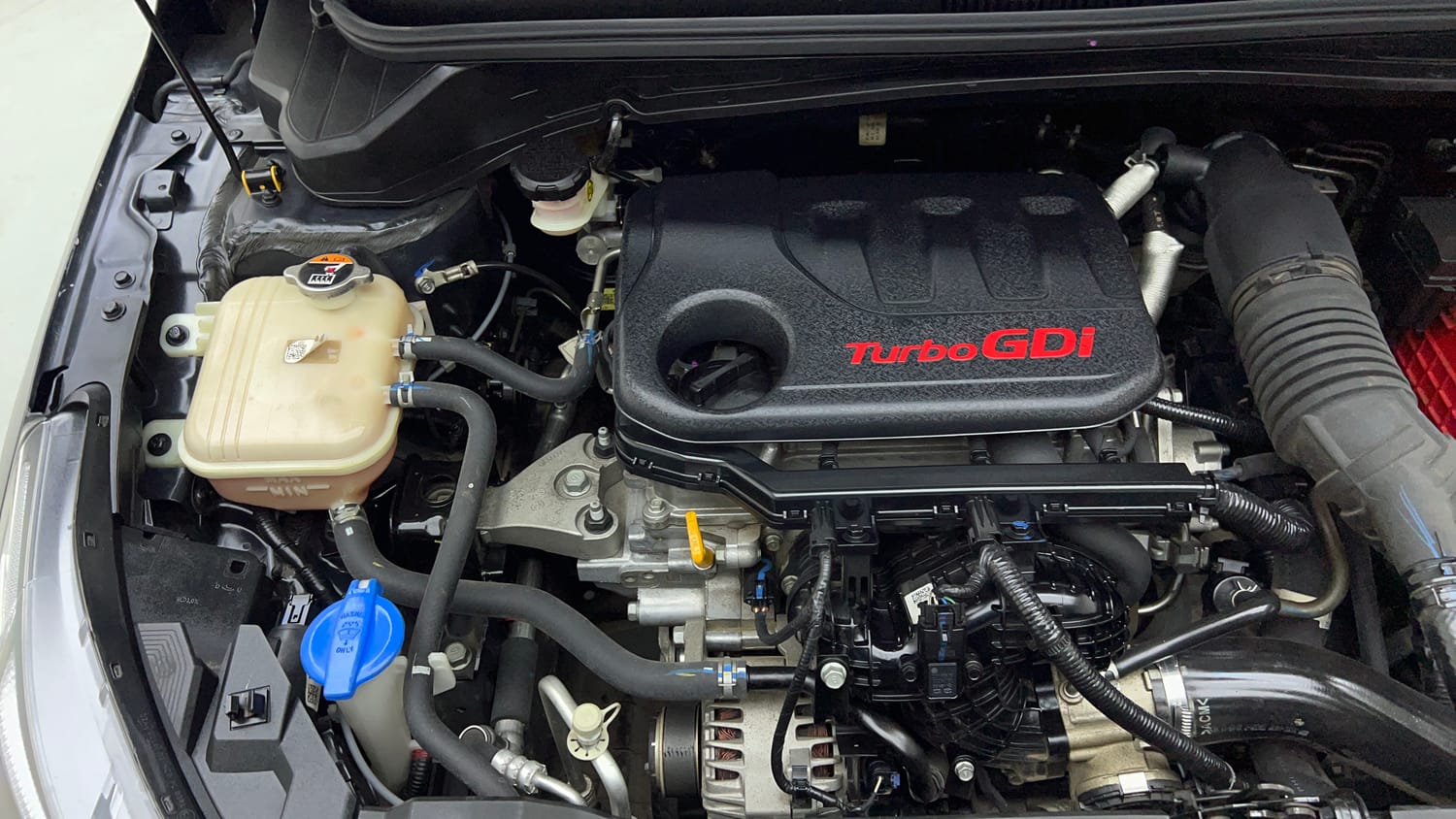 Used 2023 Hyundai i20 N Line N8 1.0 Turbo DCT Petrol Automatic engine ENGINE RIGHT SIDE VIEW