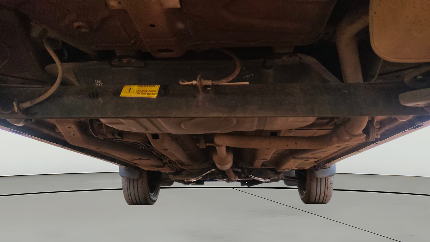 Used 2023 Tata Nexon Creative Plus S 1.2 Revotron Petrol 7DCA Petrol Automatic extra REAR UNDERBODY VIEW (TAKEN FROM REAR)