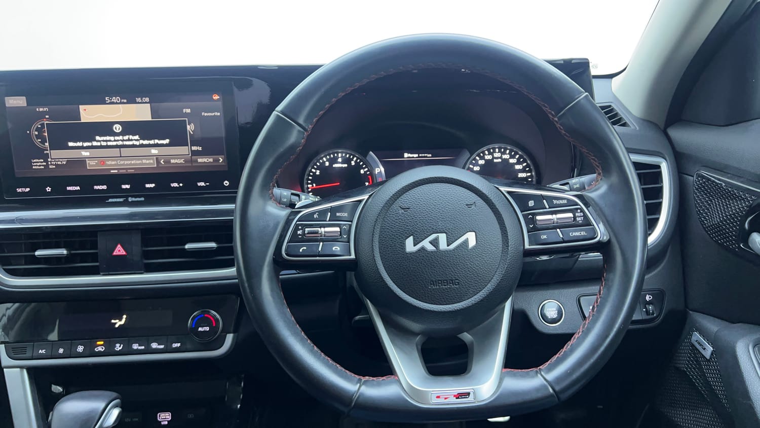 Used 2022 Kia Seltos GTX Plus 1.4 DCT Petrol Automatic interior STEERING VIEW