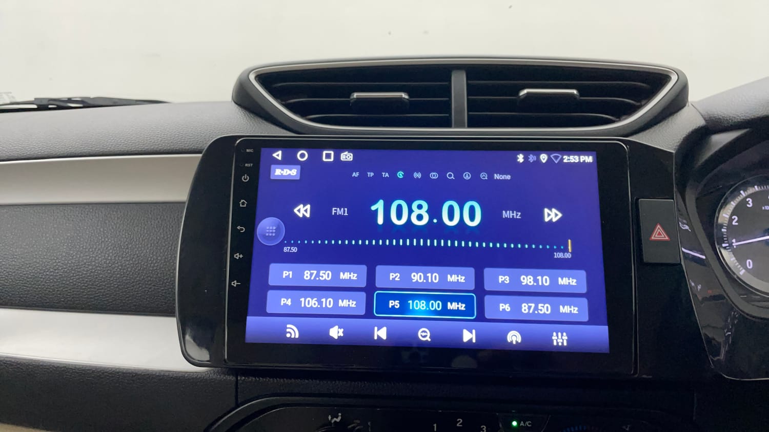 Used 2024 Honda Amaze S 1.2 Petrol MT Petrol Manual interior MUSIC SYSTEM & AC CONTROL VIEW