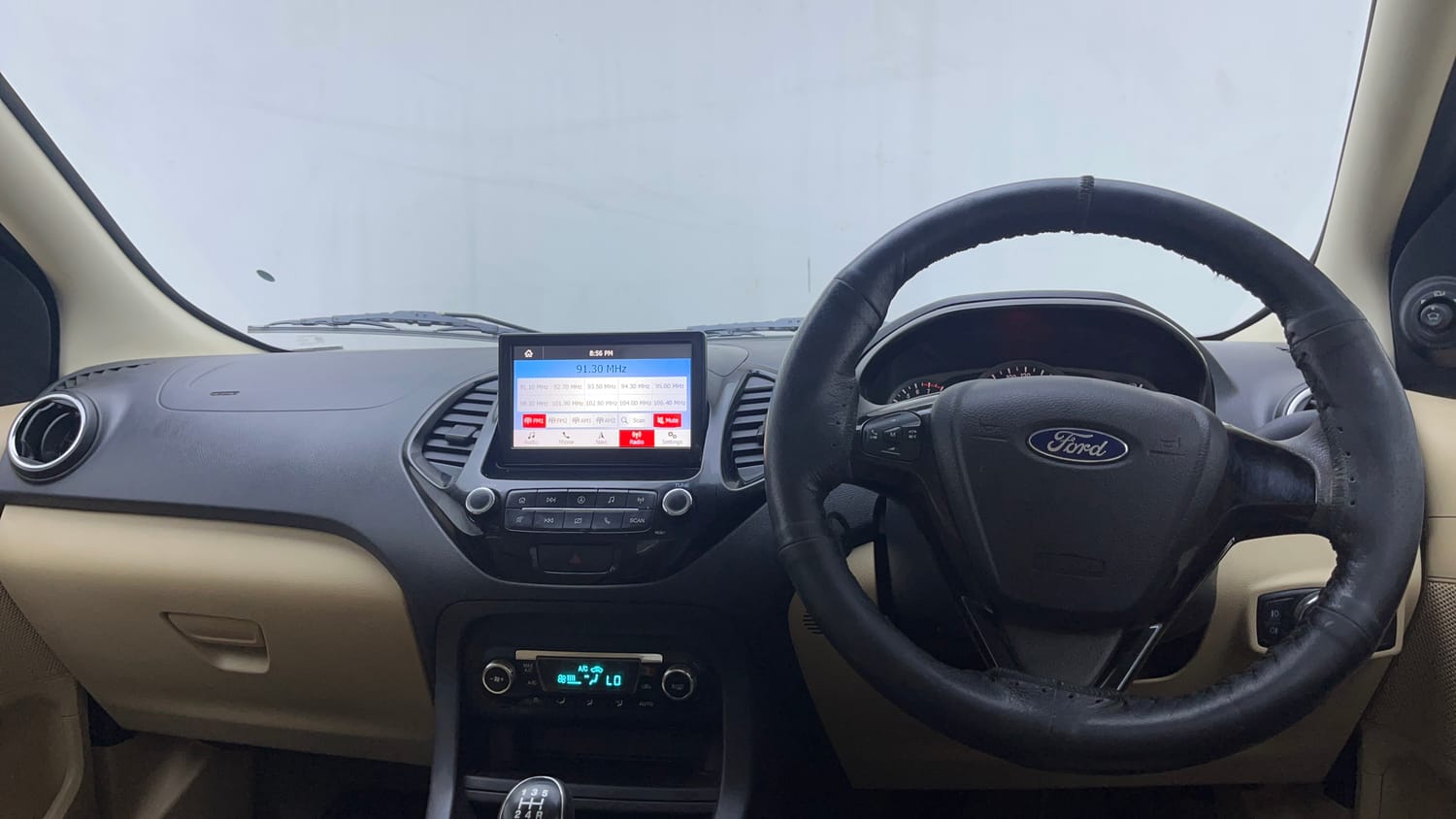 Used 2019 Ford Figo Aspire Titanium 1.2 Ti-VCT Petrol Manual interior DASHBOARD VIEW