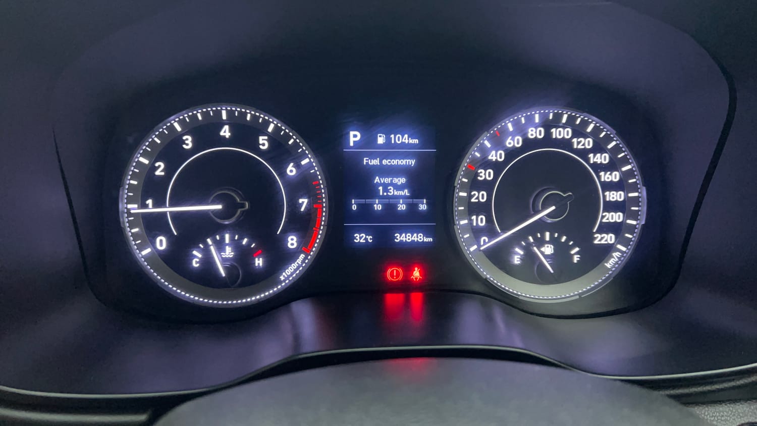 Used 2020 Hyundai Venue SX Plus 1.0 Turbo DCT Petrol Automatic interior CLUSTERMETER VIEW