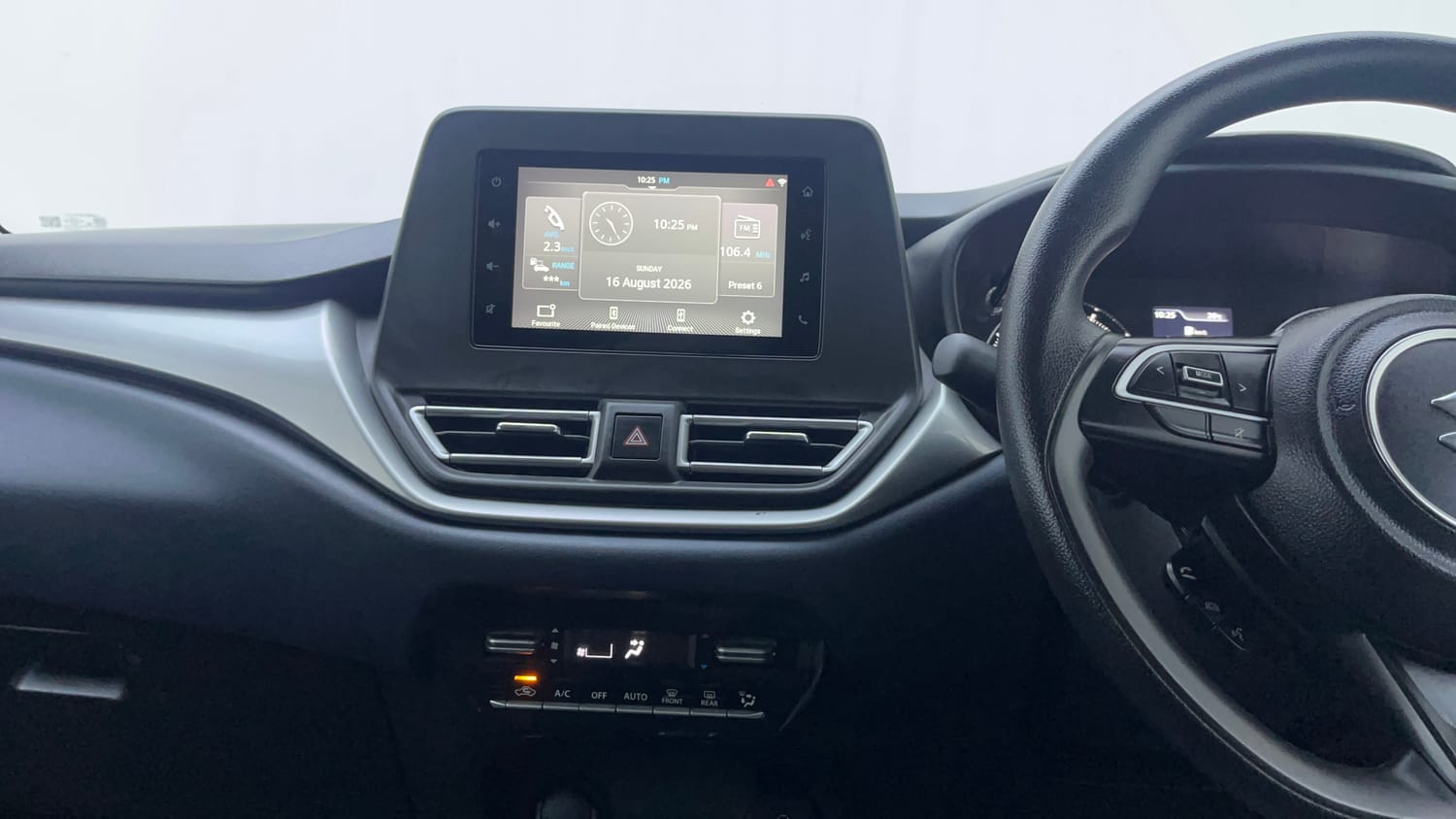Used 2024 Maruti Suzuki Baleno Zeta AGS Petrol Automatic interior MUSIC SYSTEM & AC CONTROL VIEW