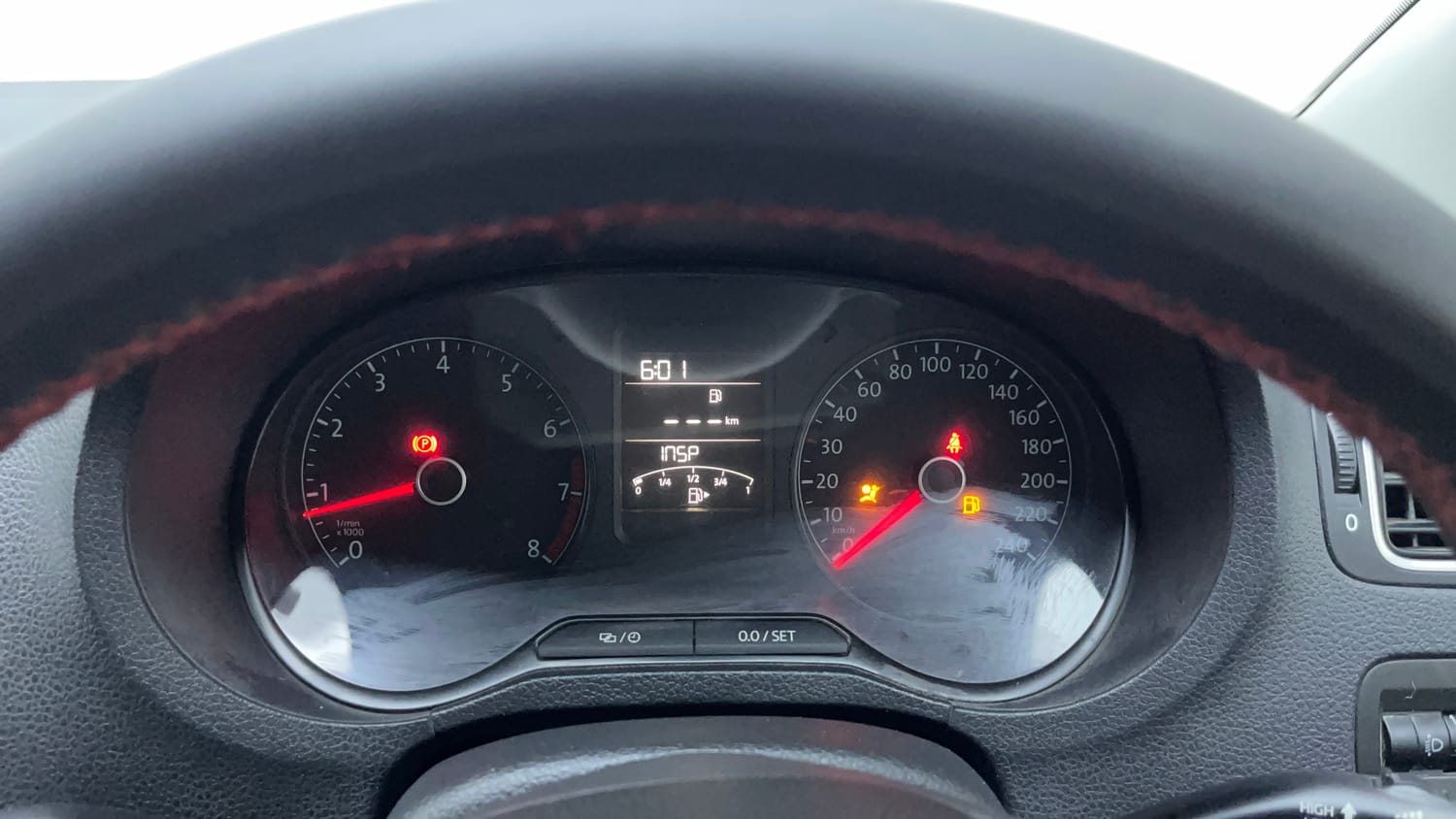 Used 2020 Volkswagen Polo Comfortline 1.0L (P) Petrol Manual interior CLUSTERMETER VIEW