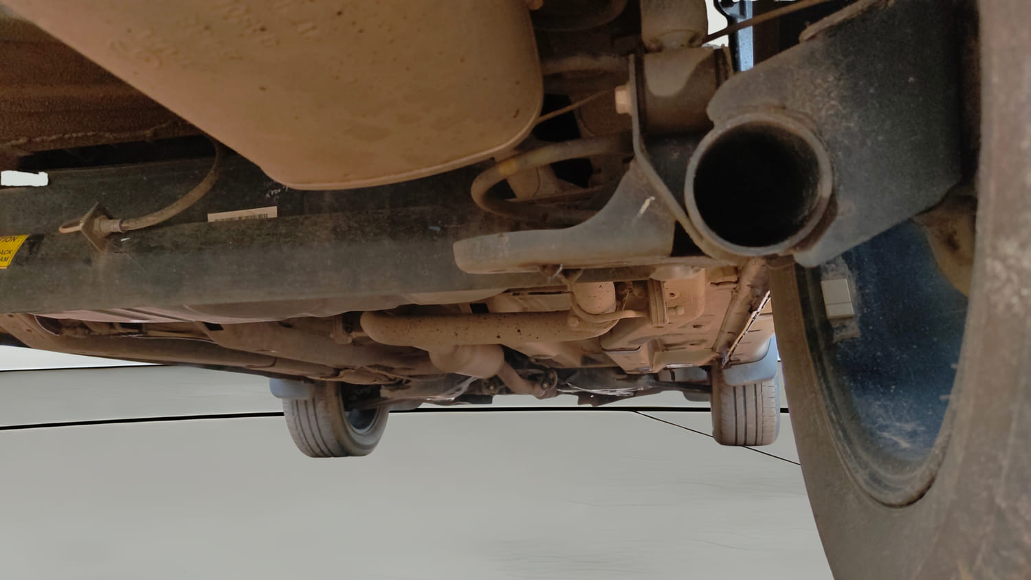 Used 2023 Tata Nexon Creative Plus S 1.2 Revotron Petrol 7DCA Petrol Automatic extra REAR RIGHT UNDERBODY VIEW