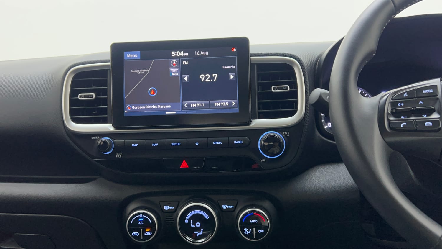Used 2020 Hyundai Venue SX Plus 1.0 Turbo DCT Petrol Automatic interior MUSIC SYSTEM & AC CONTROL VIEW