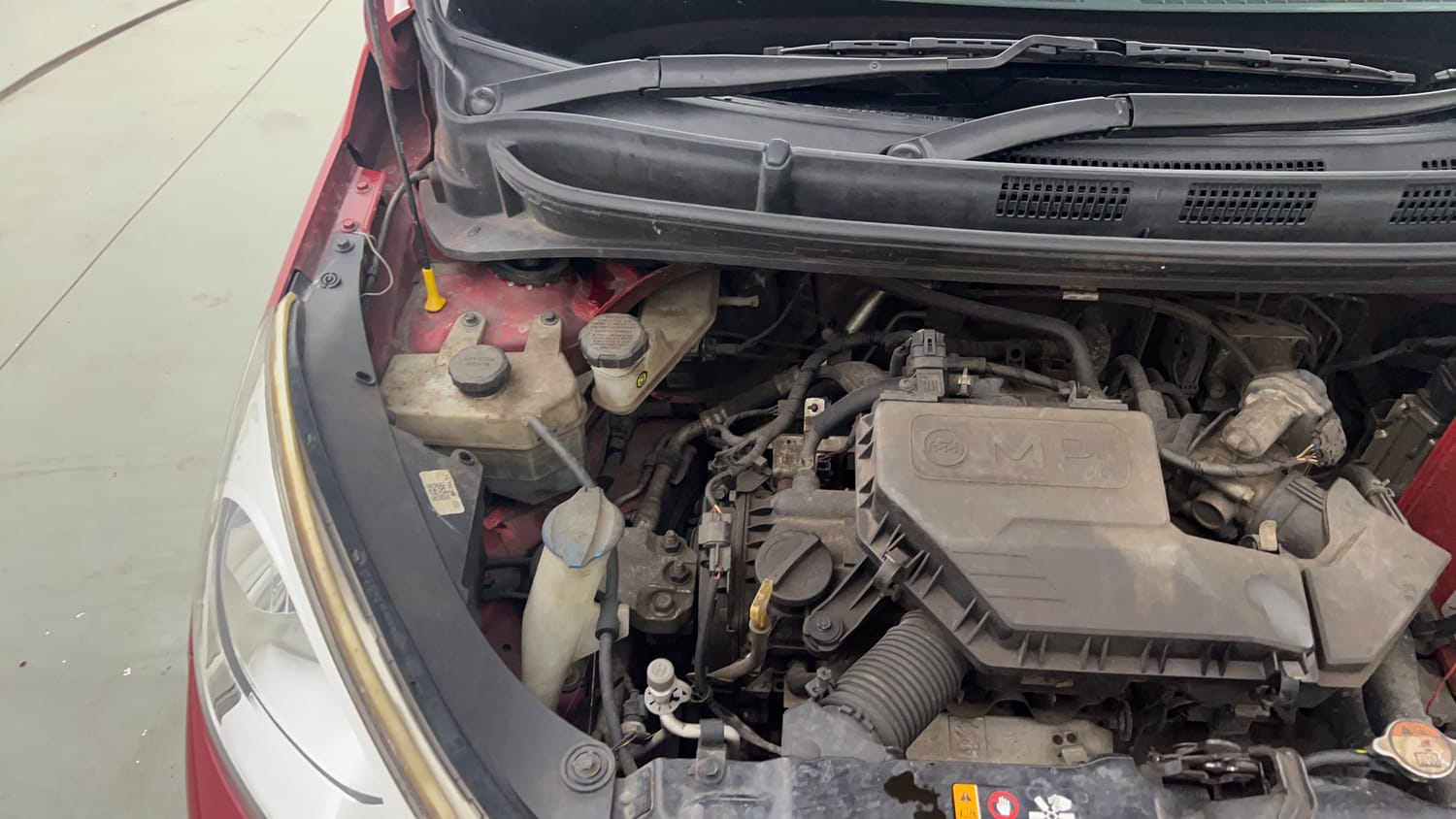 Used 2020 Hyundai Santro Magna Petrol Manual engine ENGINE RIGHT SIDE VIEW
