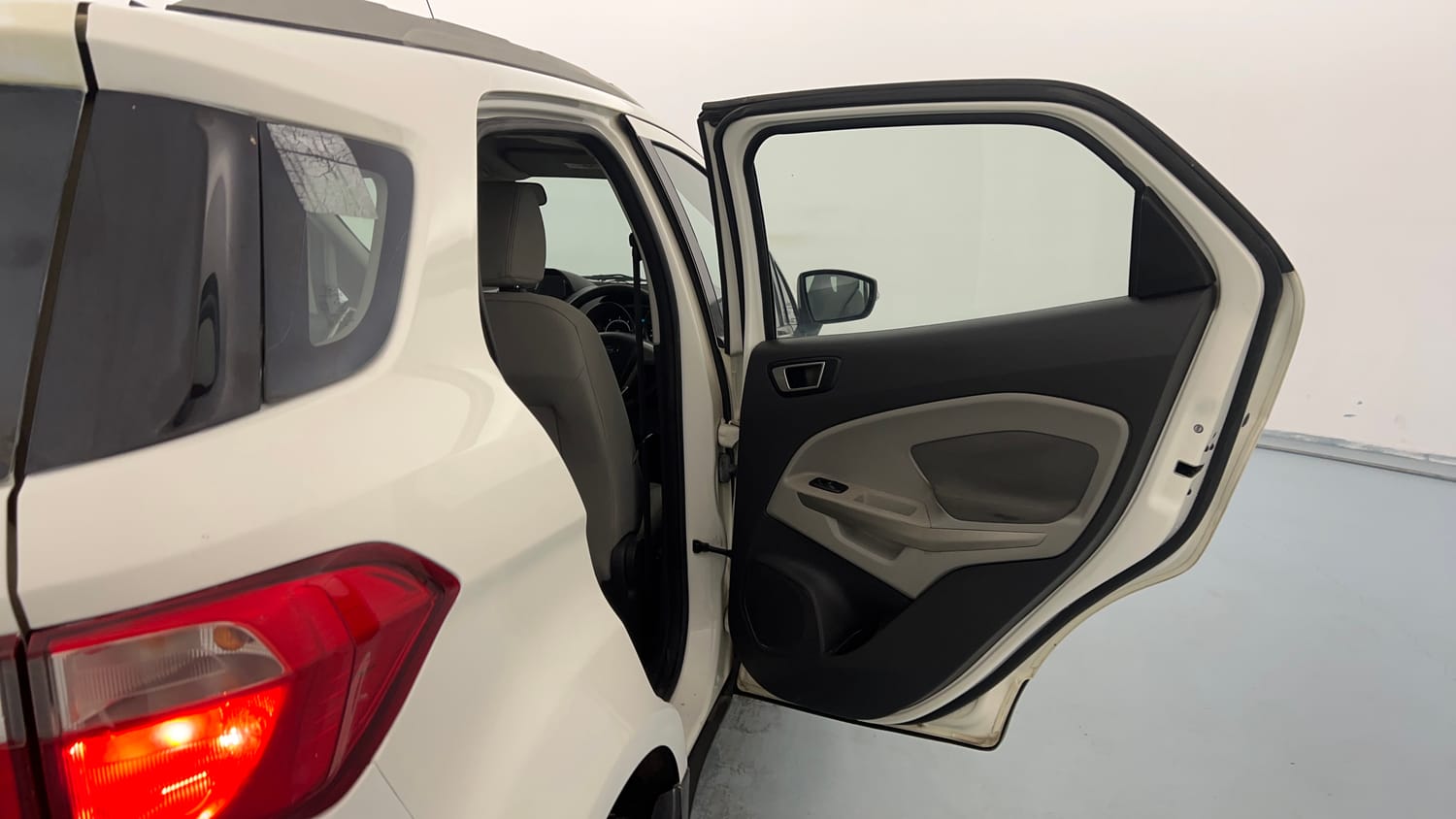 Used 2017 Ford EcoSport Trend+ 1.5L TDCi Diesel Manual interior RIGHT REAR DOOR OPEN VIEW