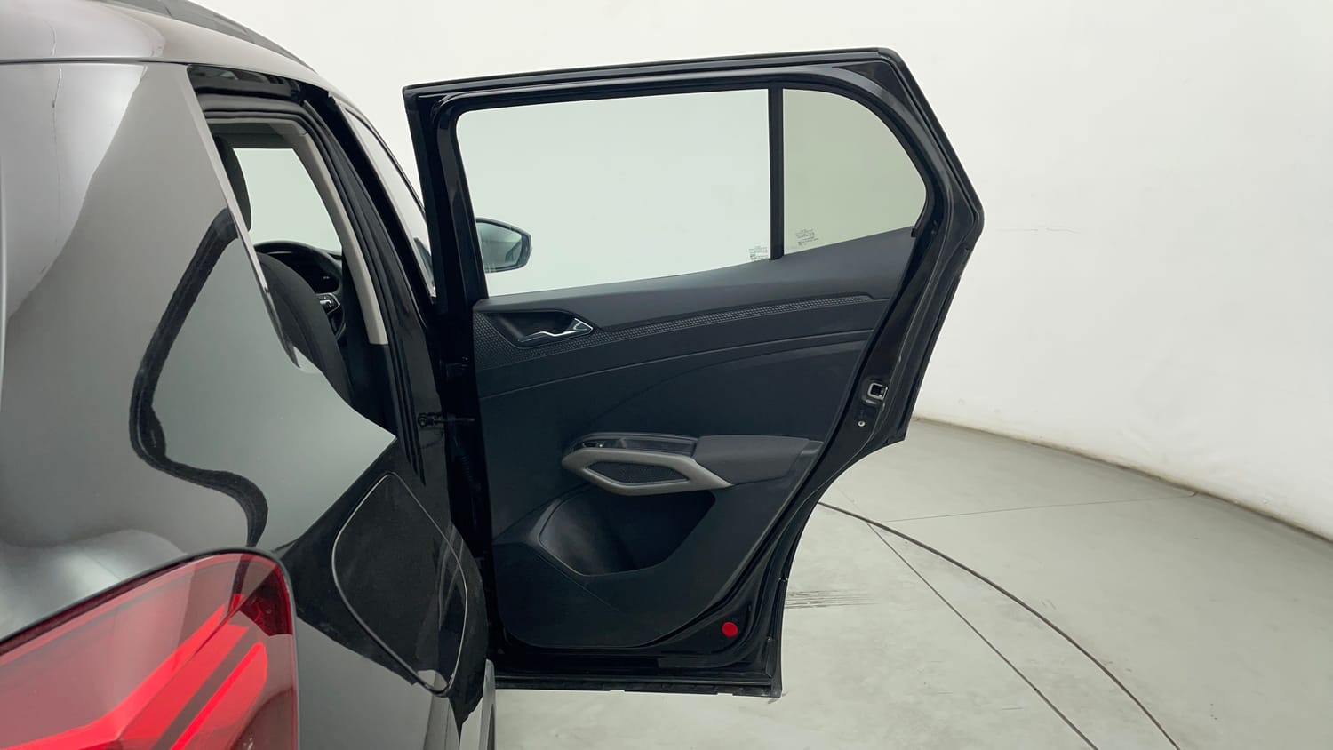 Used 2025 Skoda Kylaq Signature+ 1.0 TSI Petrol Manual interior RIGHT REAR DOOR OPEN VIEW
