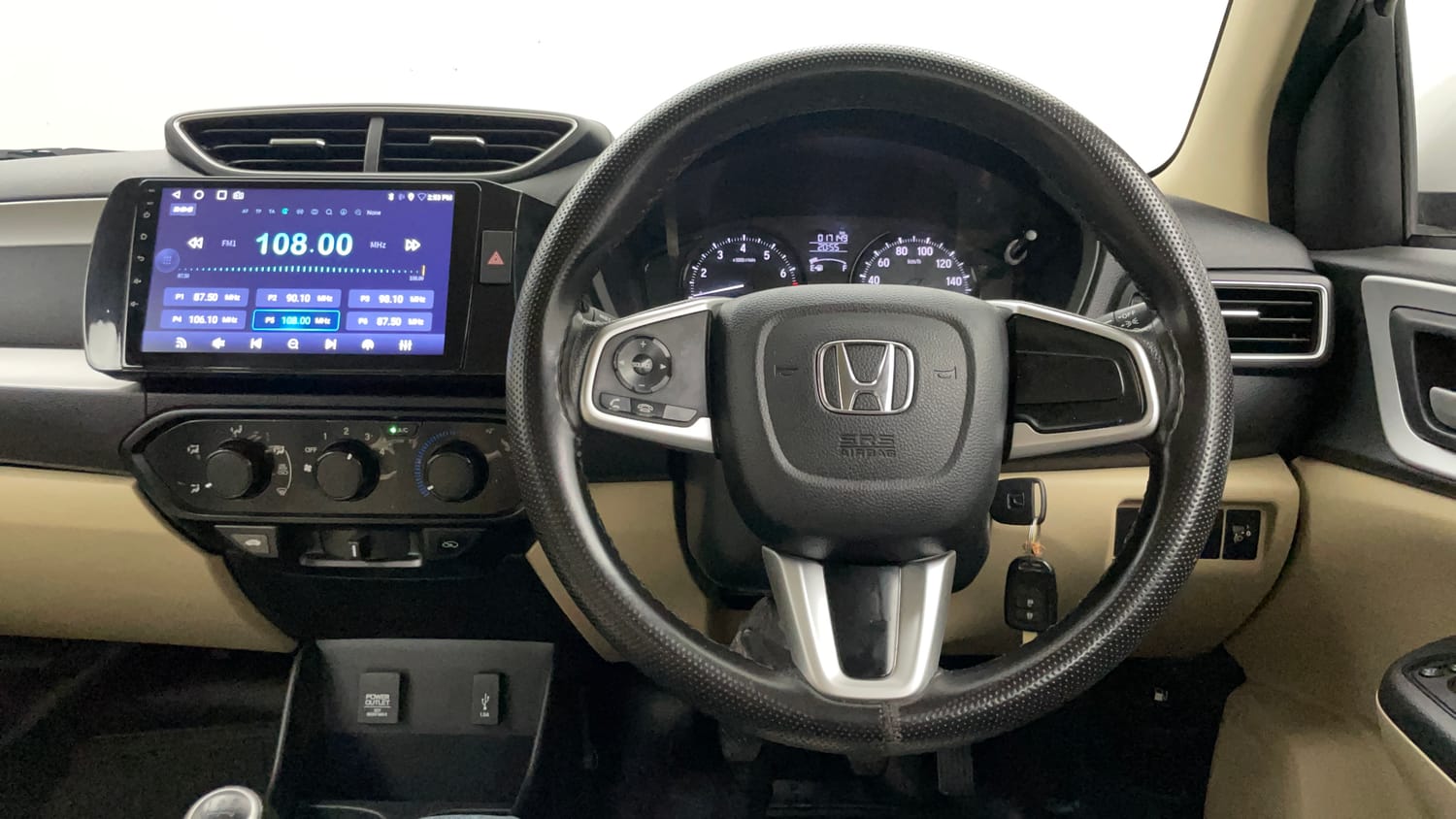 Used 2024 Honda Amaze S 1.2 Petrol MT Petrol Manual interior STEERING VIEW