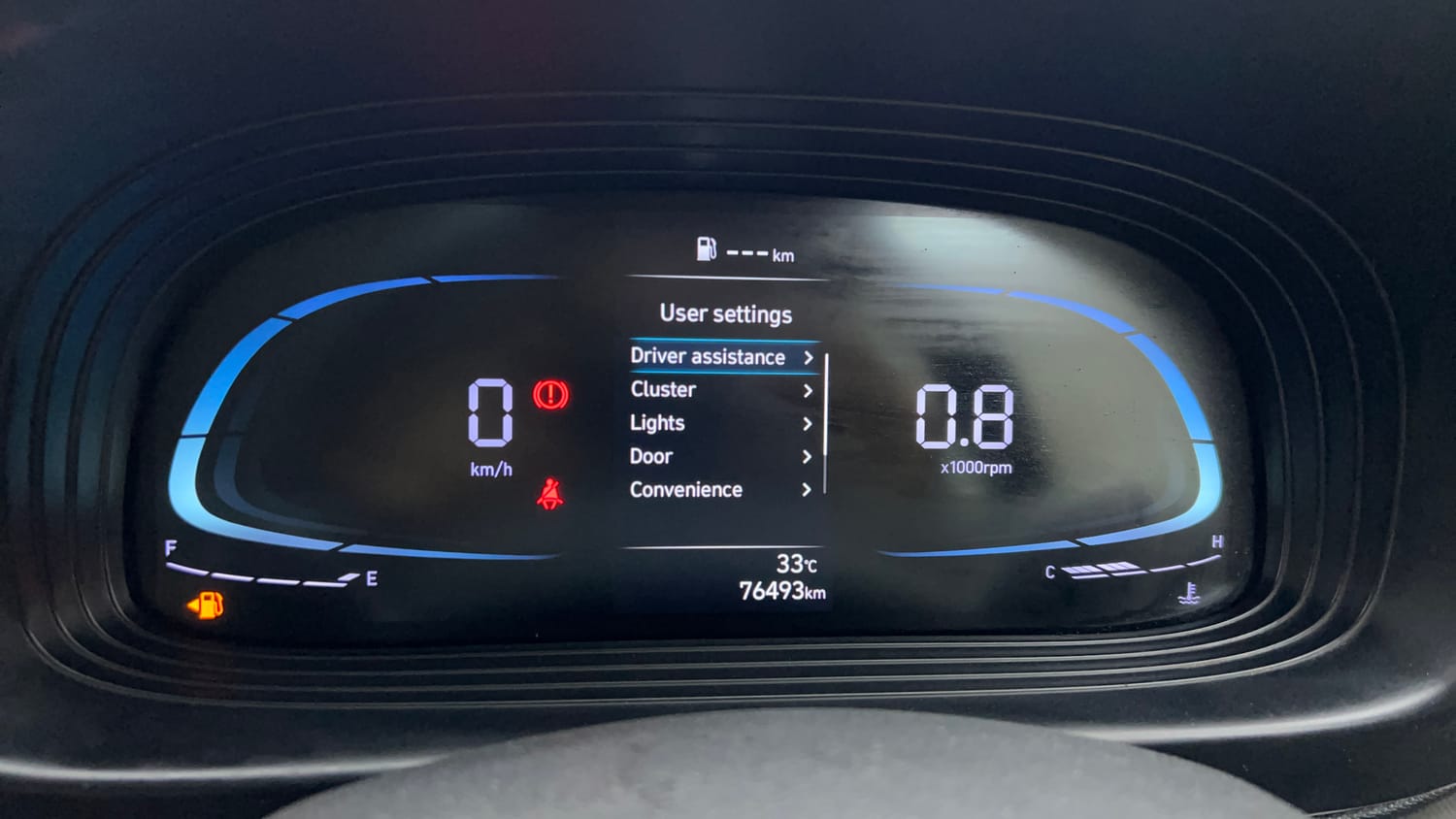 Used 2022 Hyundai Venue S (O) 1.2 Petrol Cng Manual interior CLUSTERMETER VIEW