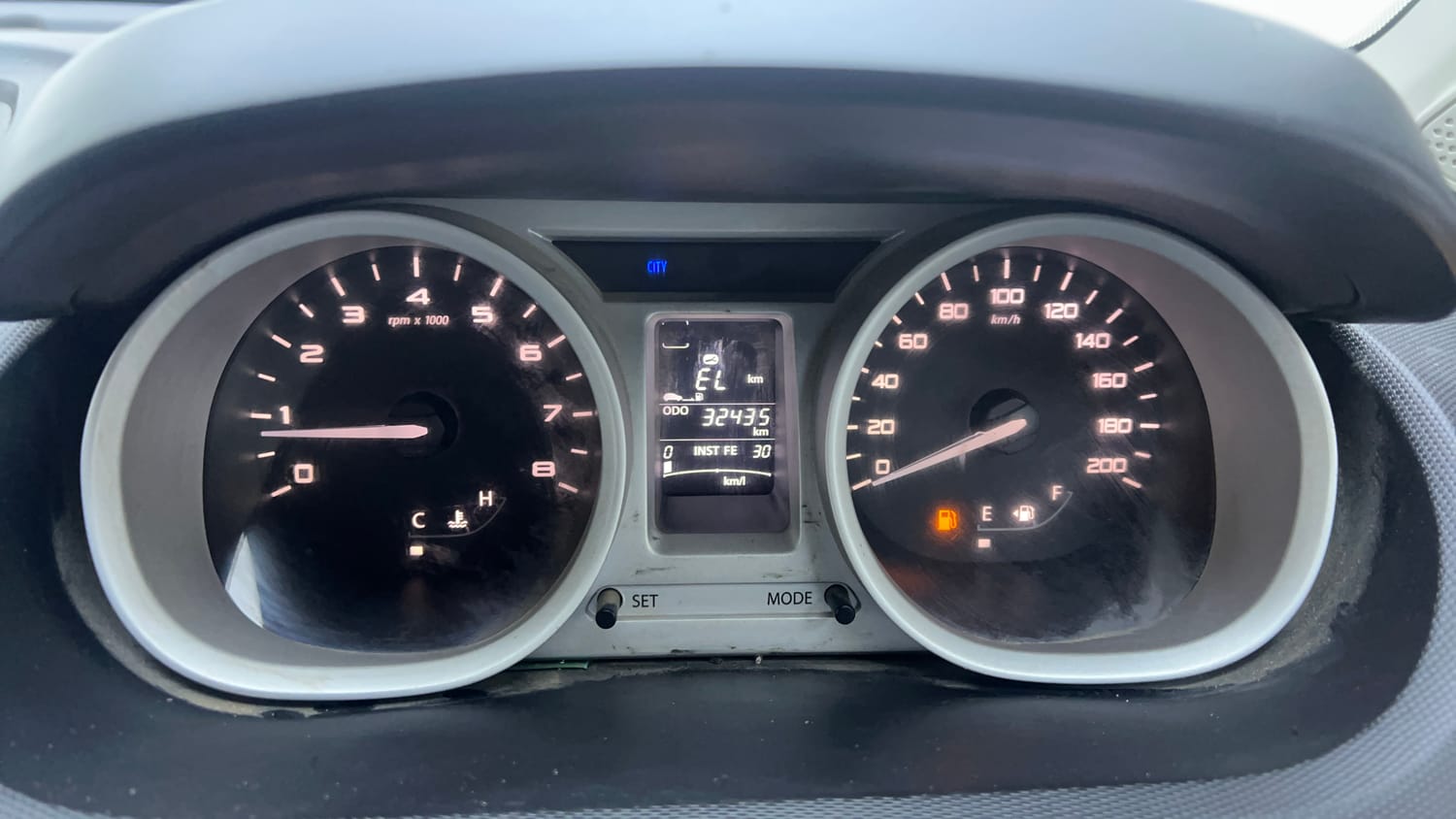 Used 2016 Tata Tiago Revotron XZ Petrol Manual interior CLUSTERMETER VIEW