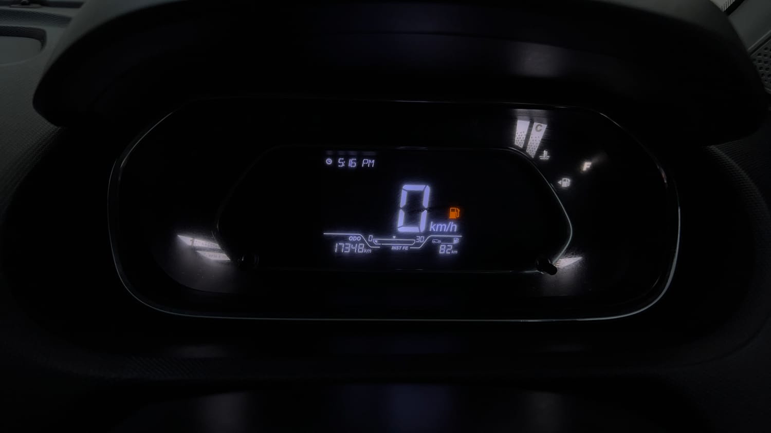 Used 2021 Tata Tiago XZ Plus Petrol Manual interior CLUSTERMETER VIEW