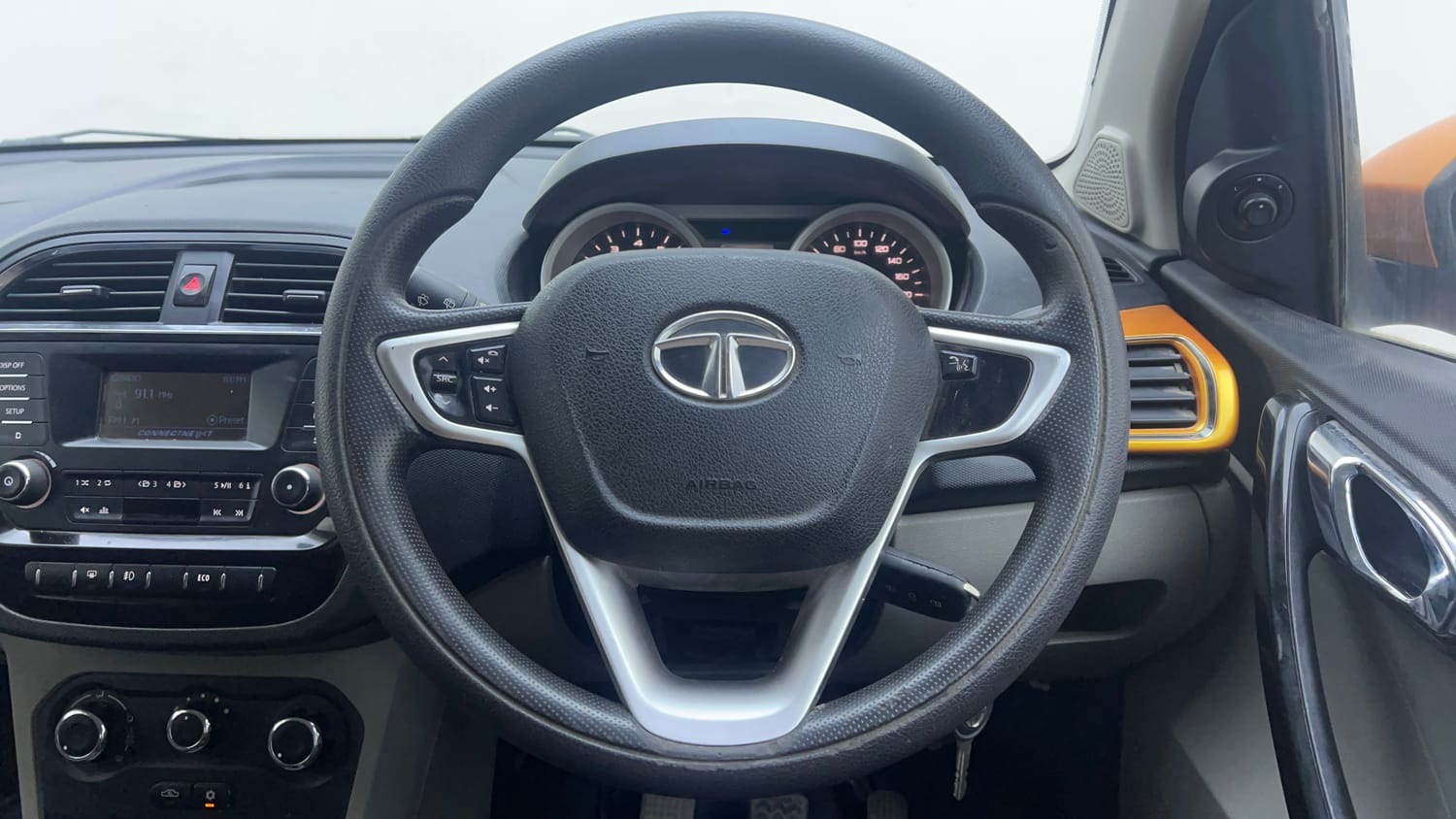 Used 2016 Tata Tiago Revotron XZ Petrol Manual interior STEERING VIEW