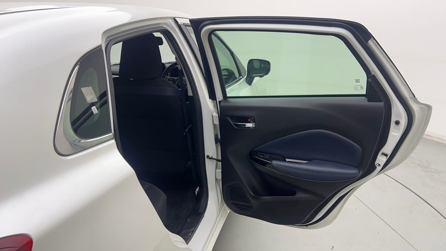Used 2023 Maruti Suzuki Baleno Alpha AGS Petrol Automatic interior RIGHT REAR DOOR OPEN VIEW