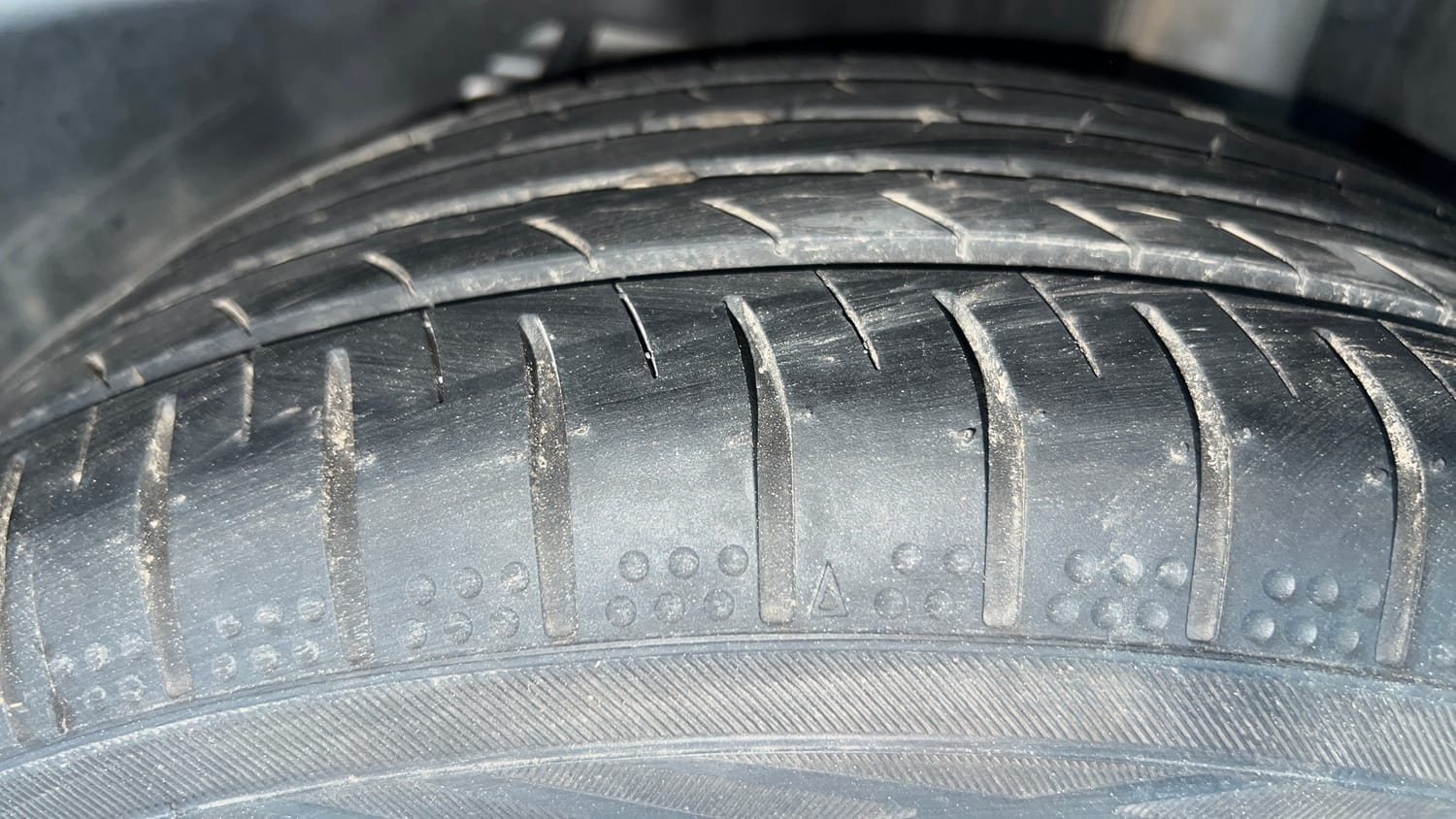 Used 2021 Ford Freestyle Titanium Plus 1.2 Ti-VCT Petrol Manual tyres LEFT REAR TYRE TREAD VIEW