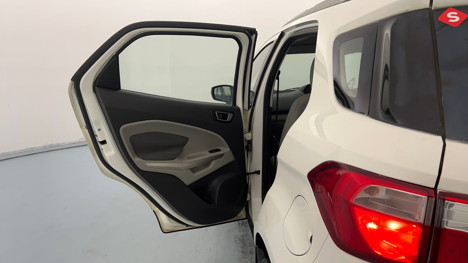 Used 2017 Ford EcoSport Trend+ 1.5L TDCi Diesel Manual interior LEFT REAR DOOR OPEN VIEW