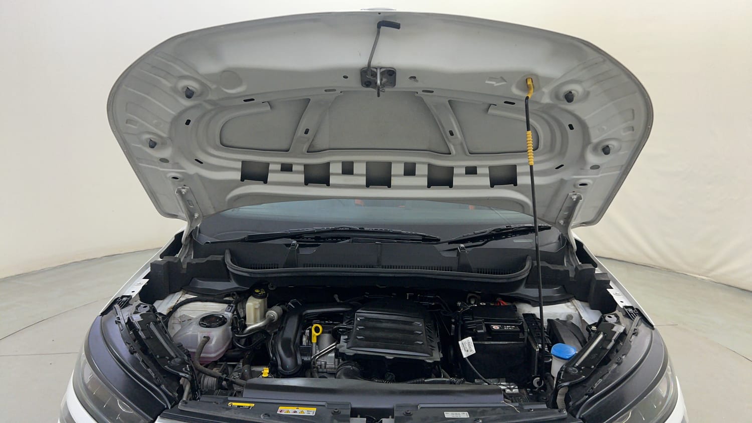 Used 2024 Skoda Kushaq Ambition 1.0L TSI MT Petrol Manual engine ENGINE & BONNET OPEN FRONT VIEW