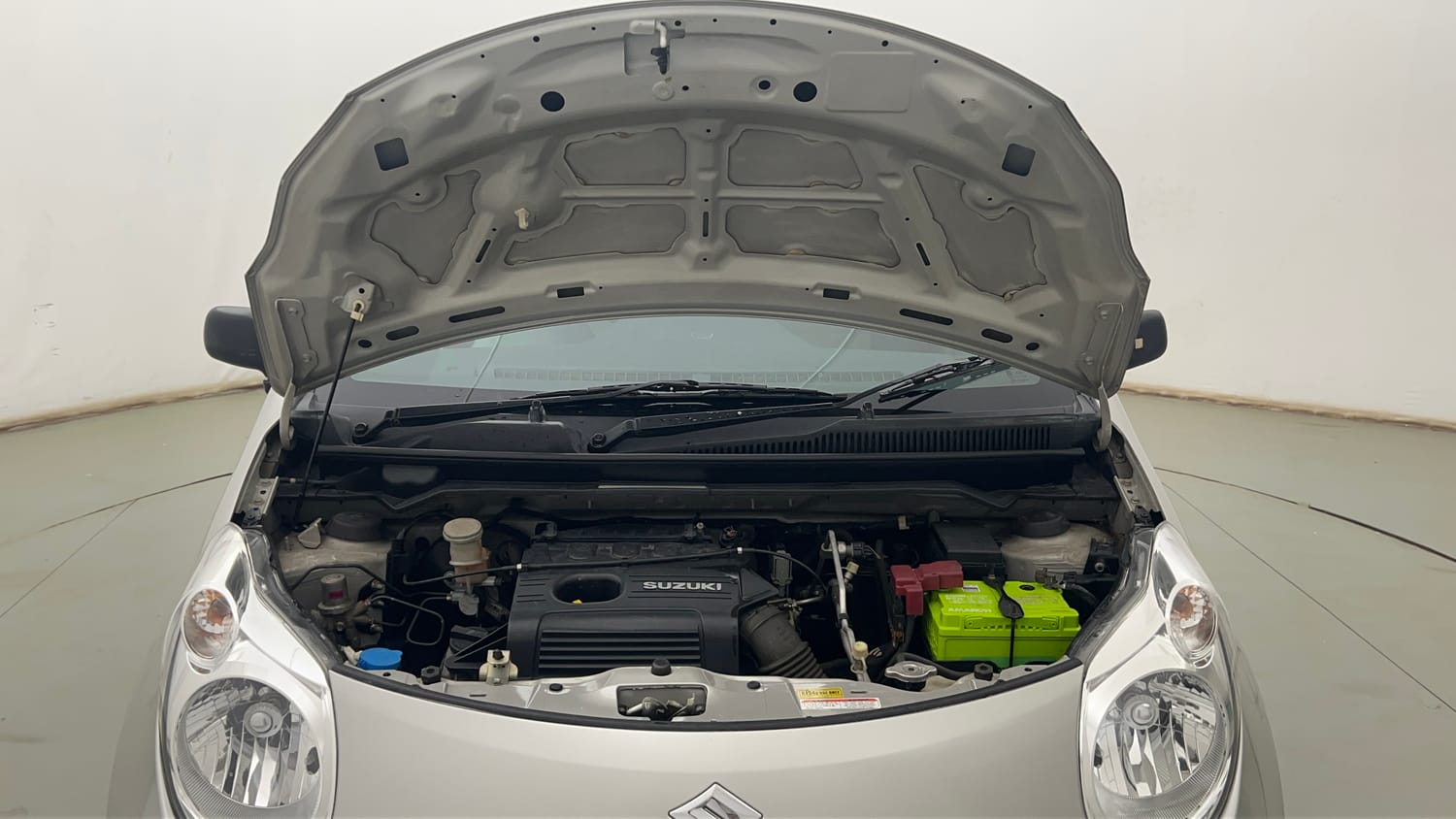 Used 2012 Maruti Suzuki A-Star Lxi Petrol Manual engine ENGINE & BONNET OPEN FRONT VIEW