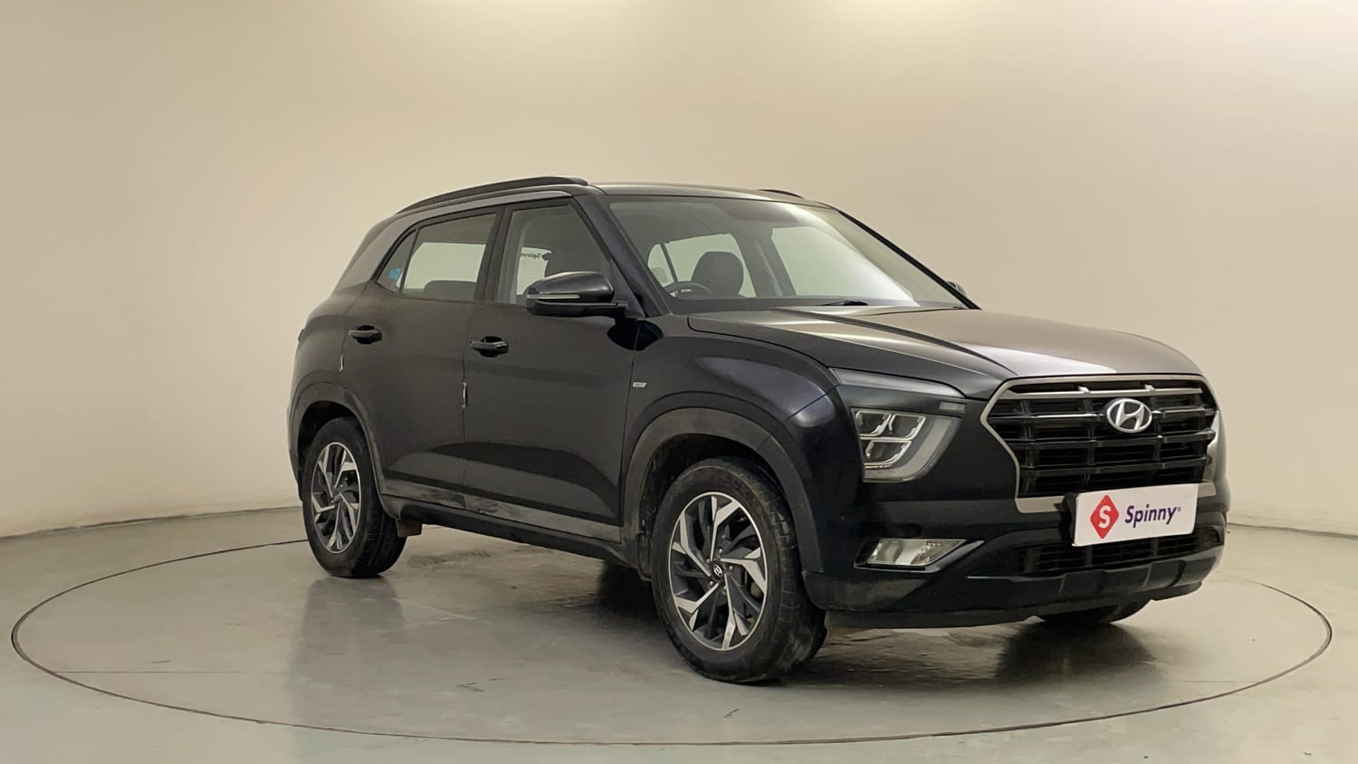 Used 2022 Hyundai Creta SX (O) 1.4 Turbo 7 DCT Petrol Automatic exterior RIGHT FRONT CORNER VIEW