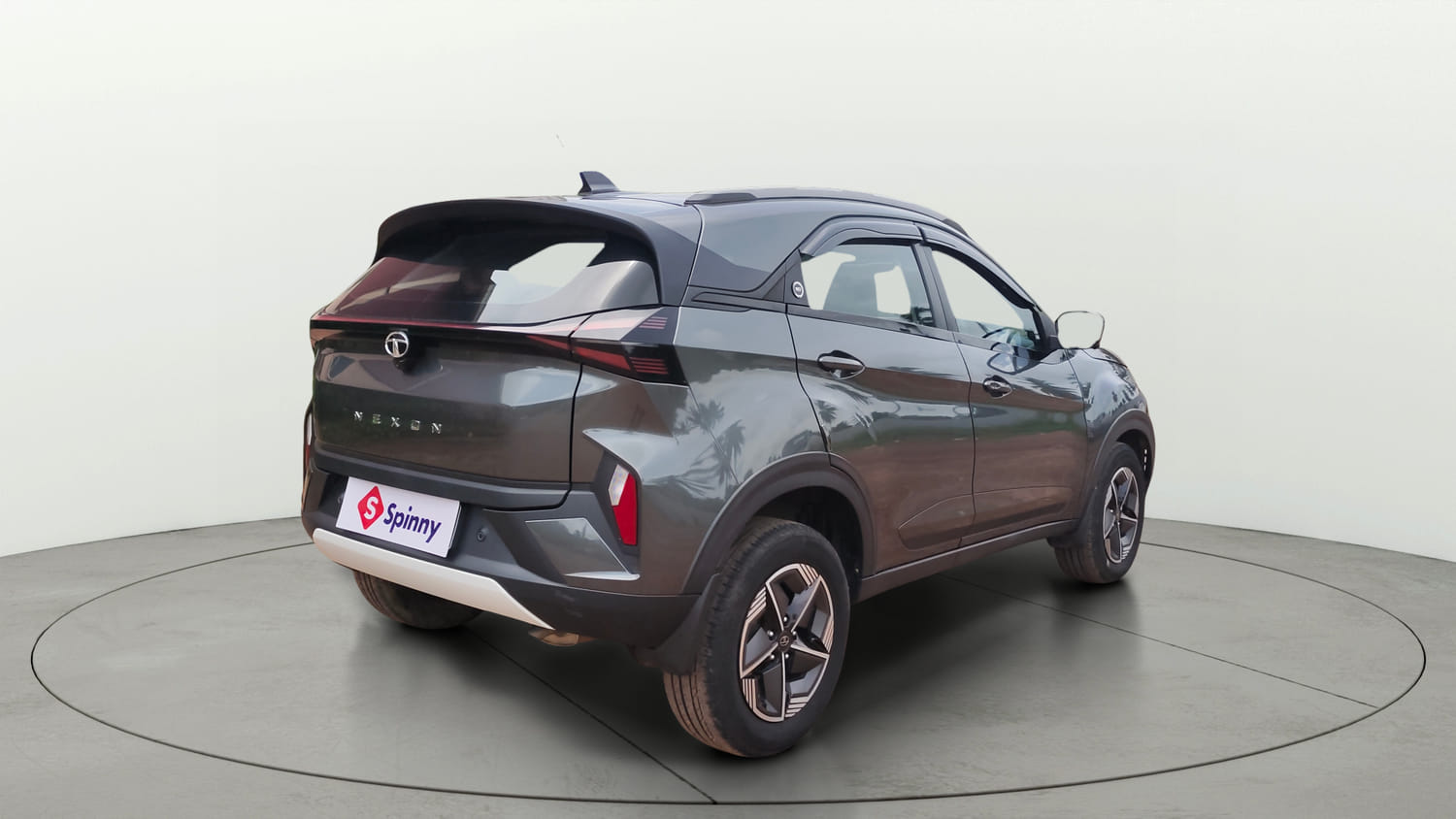 Used 2023 Tata Nexon Creative Plus S 1.2 Revotron Petrol 7DCA Petrol Automatic exterior RIGHT REAR CORNER VIEW