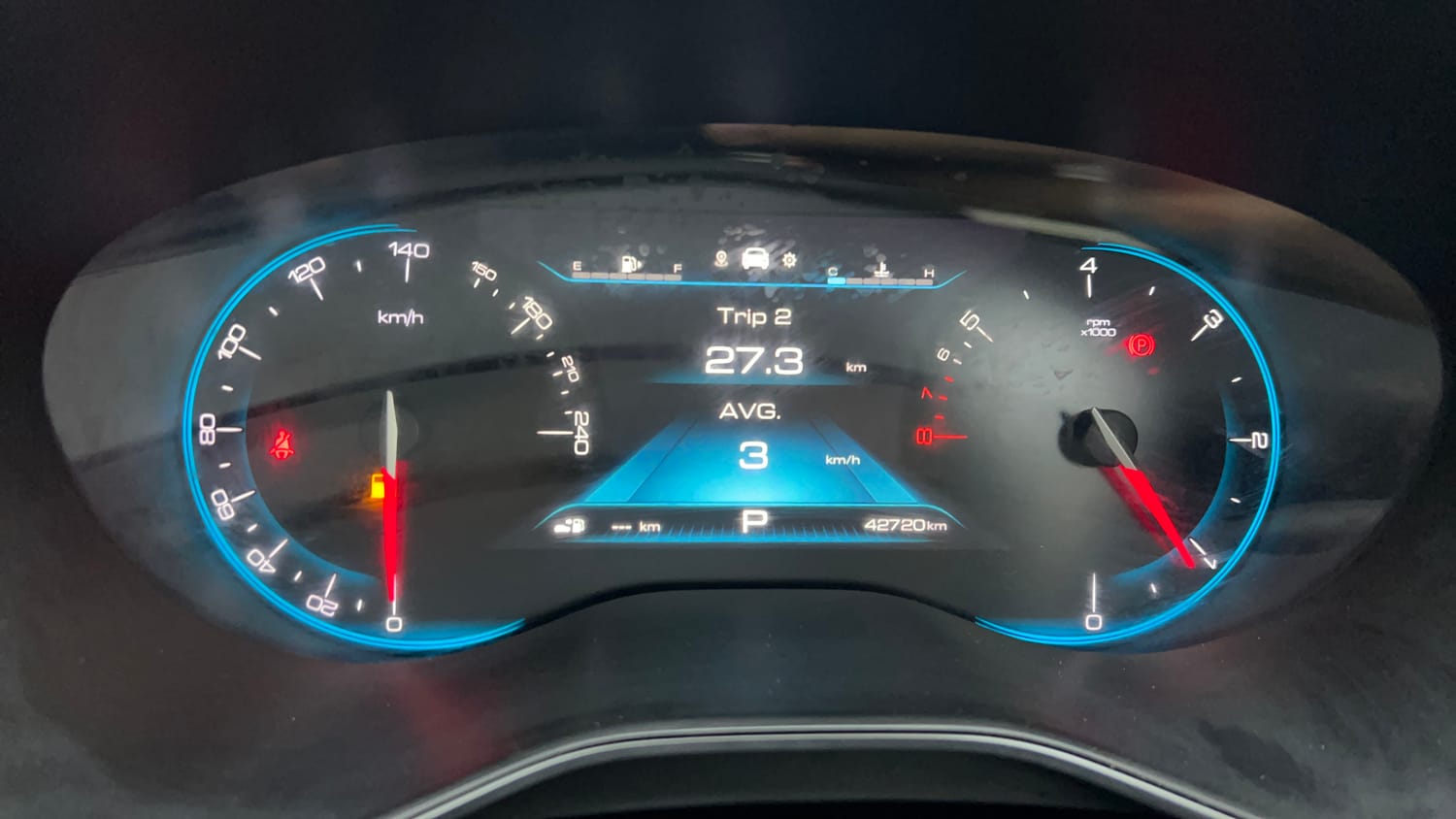 Used 2019 MG Motors Hector Sharp 1.5 DCT Petrol Petrol Automatic interior CLUSTERMETER VIEW