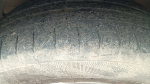 Used 2018 Maruti Suzuki Baleno Alpha 1.2 AT Petrol Automatic tyres LEFT FRONT TYRE TREAD VIEW