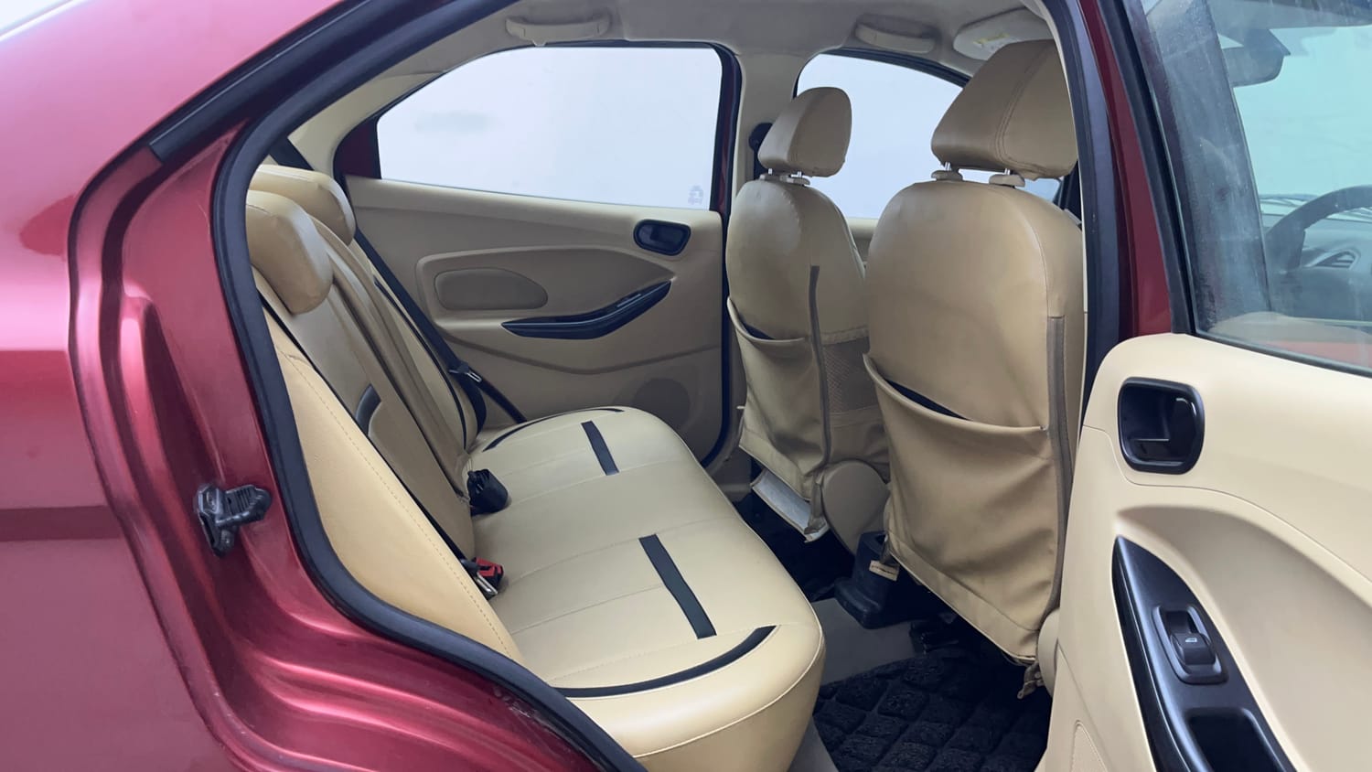 Used 2019 Ford Figo Aspire Titanium 1.2 Ti-VCT Petrol Manual interior RIGHT SIDE REAR DOOR CABIN VIEW