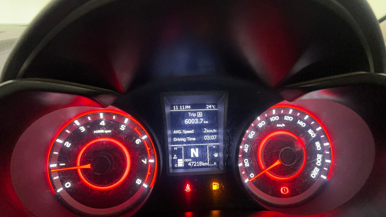 Used 2022 Mahindra XUV 300 W8 (O) 1.2 Petrol Petrol Manual interior CLUSTERMETER VIEW