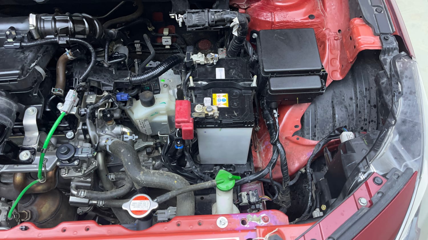 Used 2024 Maruti Suzuki Baleno Zeta AGS Petrol Automatic engine ENGINE LEFT SIDE VIEW