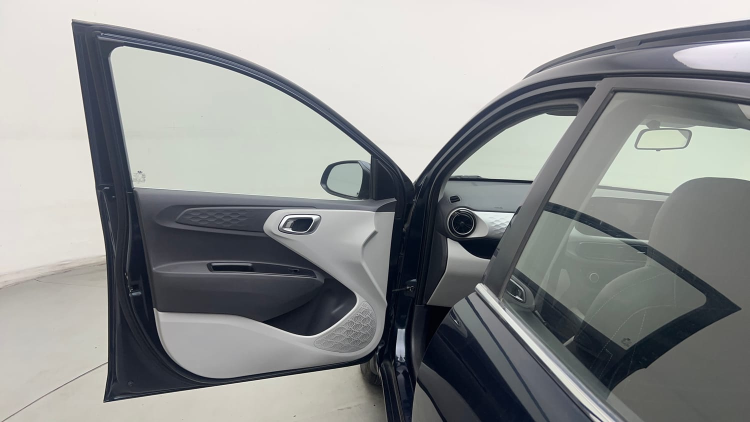 Used 2020 Hyundai Grand i10 Nios Sportz AMT 1.2 Kappa VTVT Petrol Automatic interior LEFT FRONT DOOR OPEN VIEW