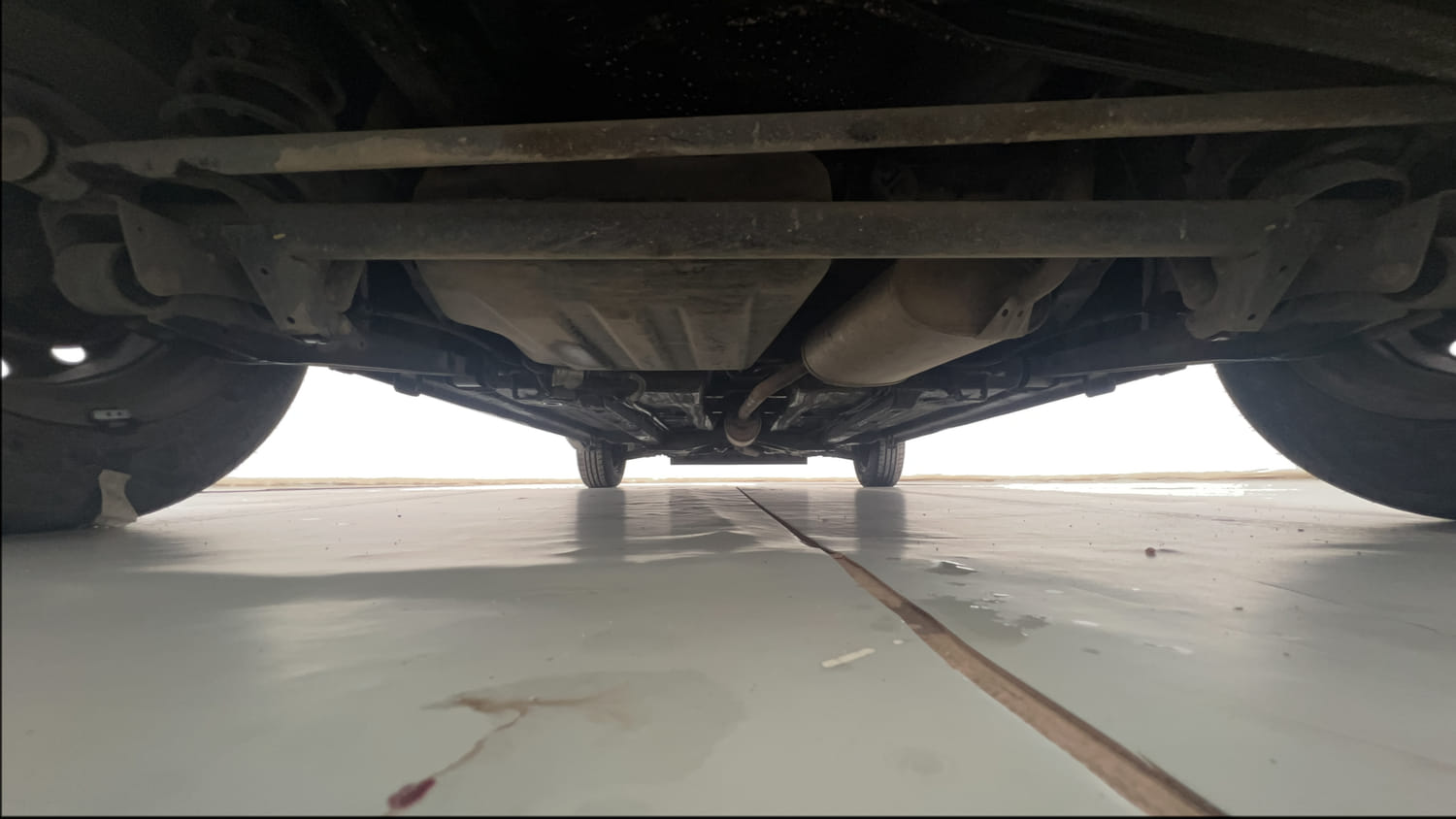 Used 2012 Maruti Suzuki A-Star Lxi Petrol Manual extra REAR UNDERBODY VIEW (TAKEN FROM REAR)